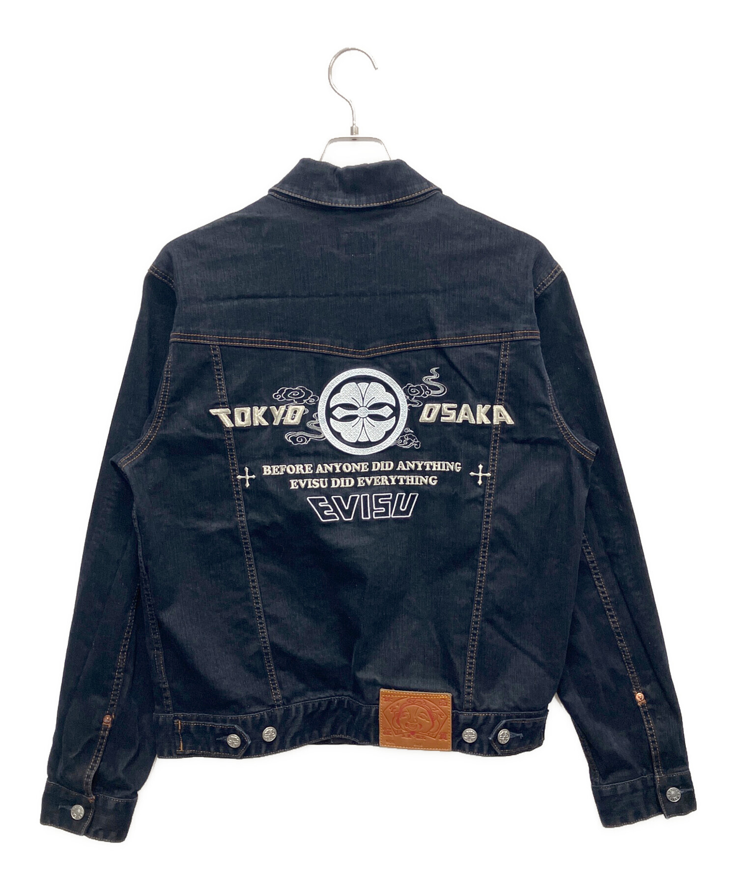 ゲリラセール中‼️ EVISU デニムジャケット 中古・古着通販】EVISU (エヴィス) デニムジャケット インディゴ