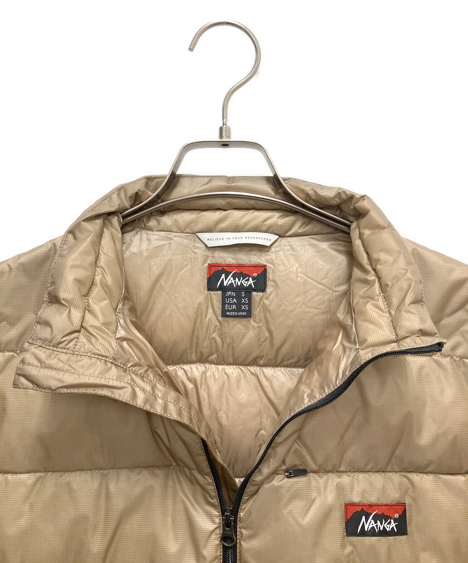 中古・古着通販】NANGA (ナンガ) ダウンジャケット ベージュ サイズ