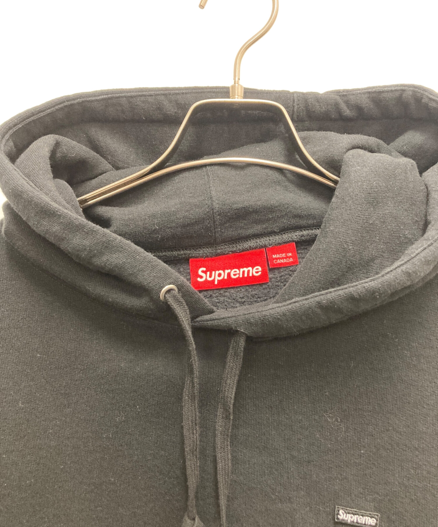 中古・古着通販】SUPREME (シュプリーム) パーカー ブラック サイズ 
