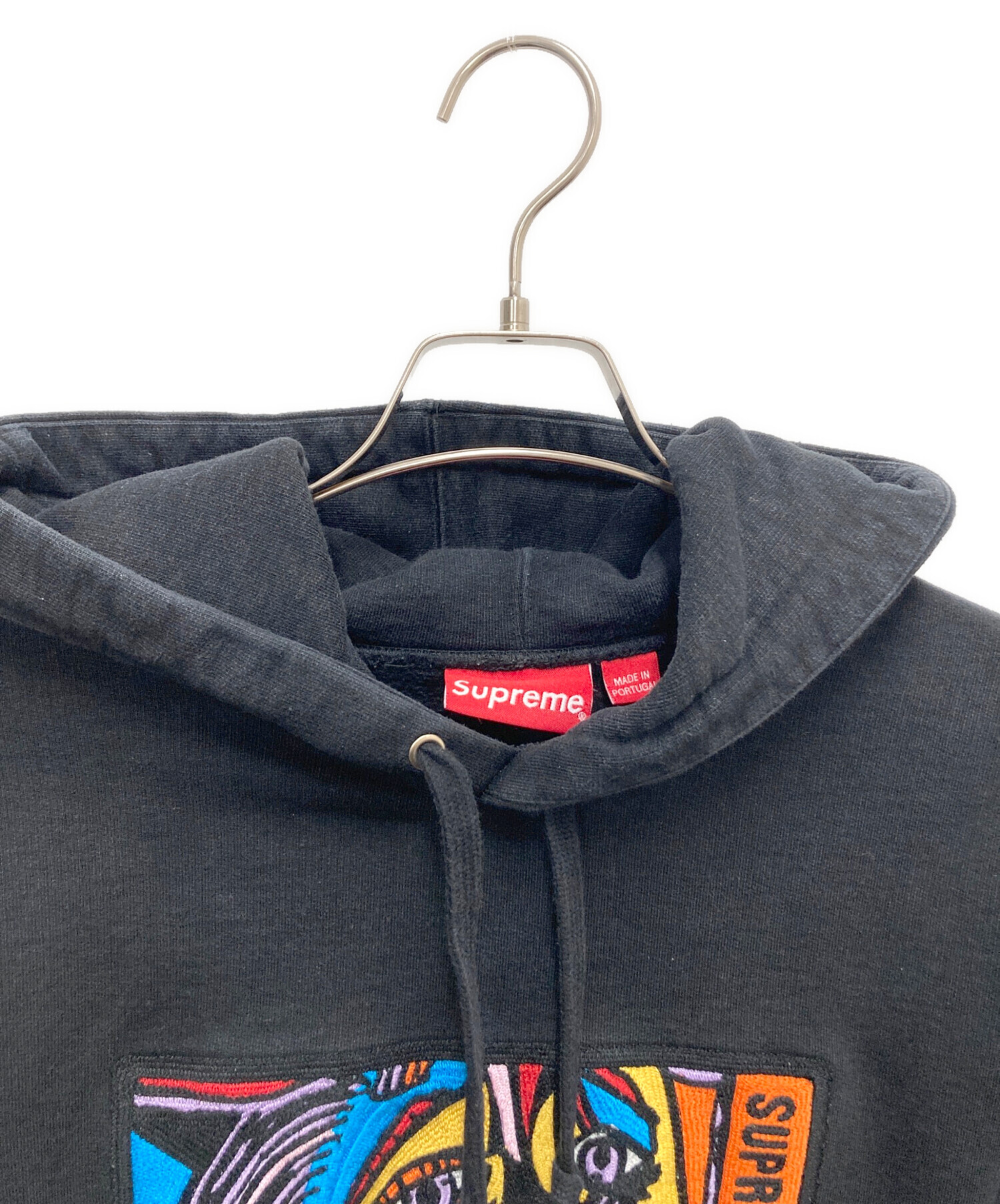 中古・古着通販】SUPREME (シュプリーム) パーカー ブラック サイズ