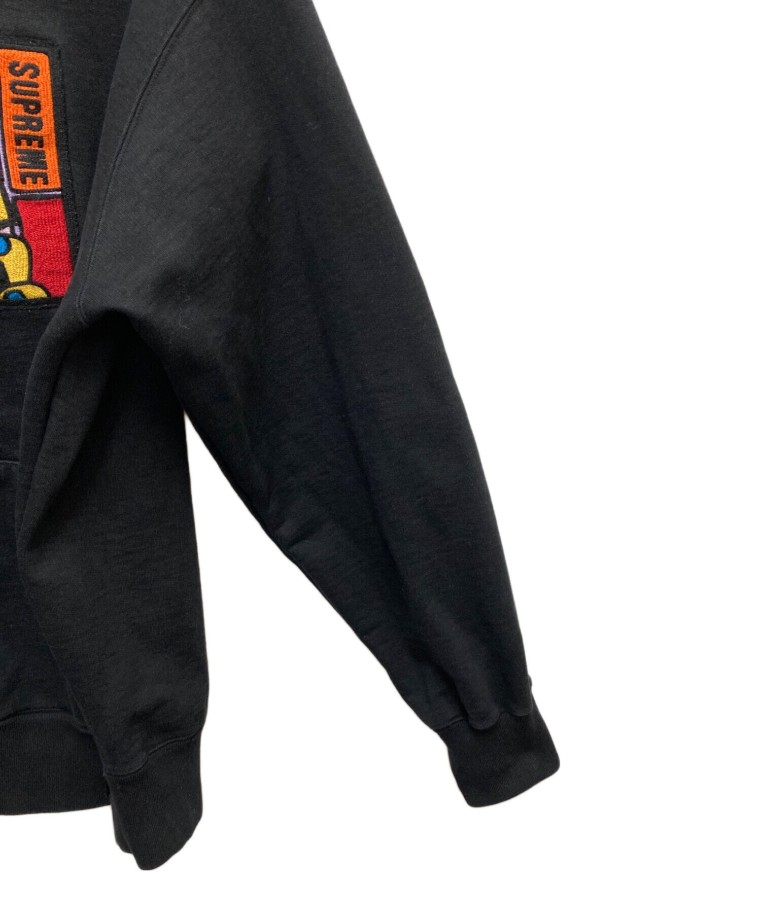 中古・古着通販】SUPREME (シュプリーム) パーカー ブラック サイズ