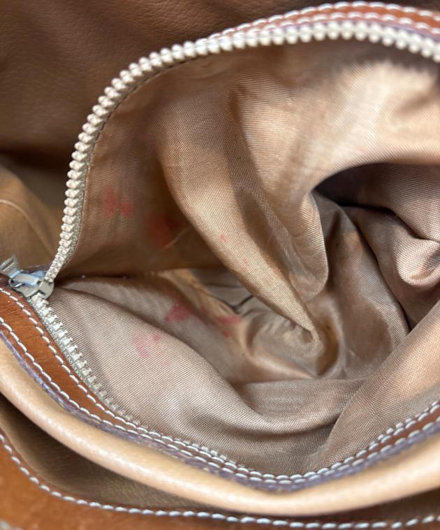 中古・古着通販】CELINE (セリーヌ) 巾着ショルダーバッグ ブラウン