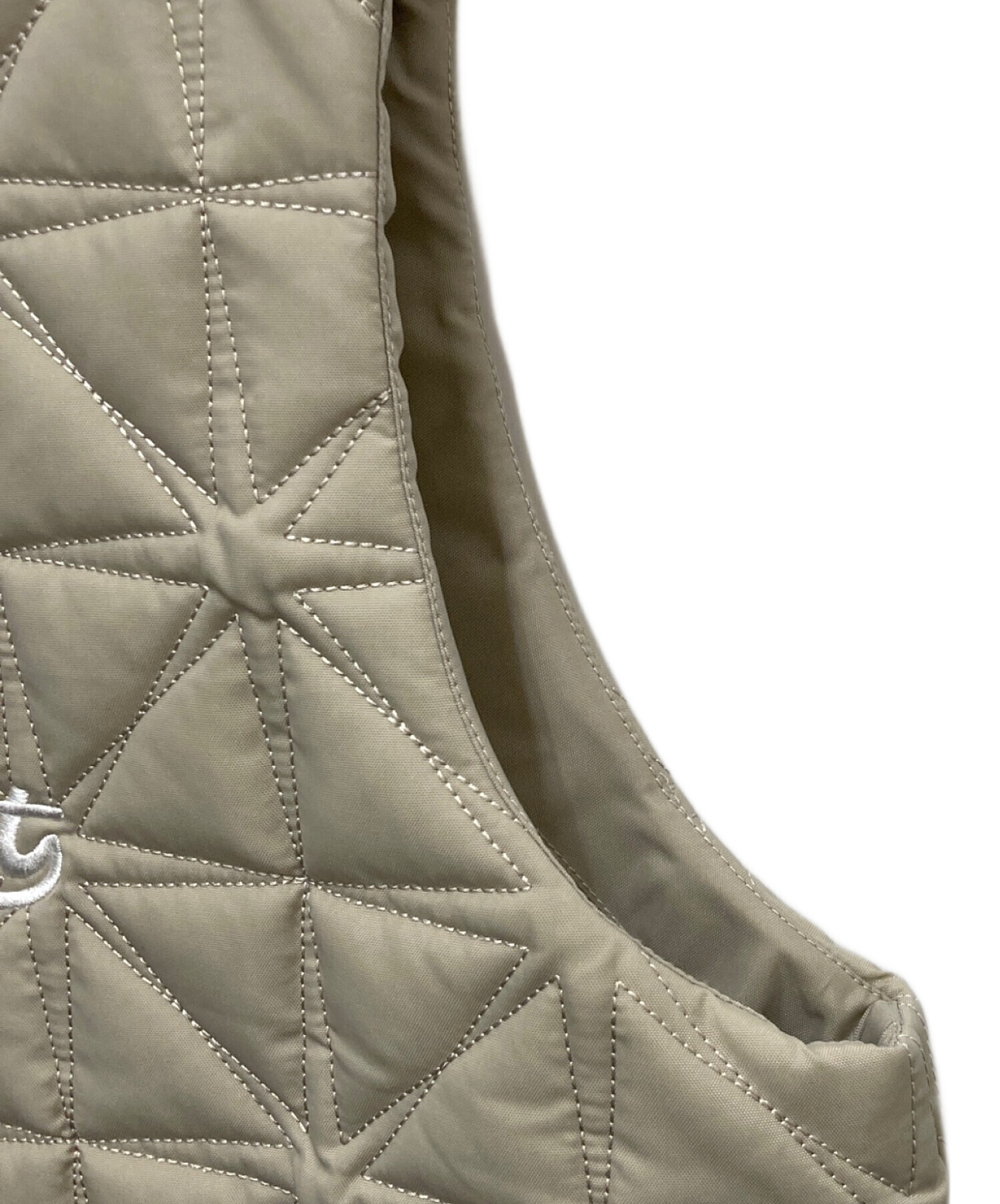 中古・古着通販】BoTT (ボット) Quilted Sparkle Vest ベージュ サイズ