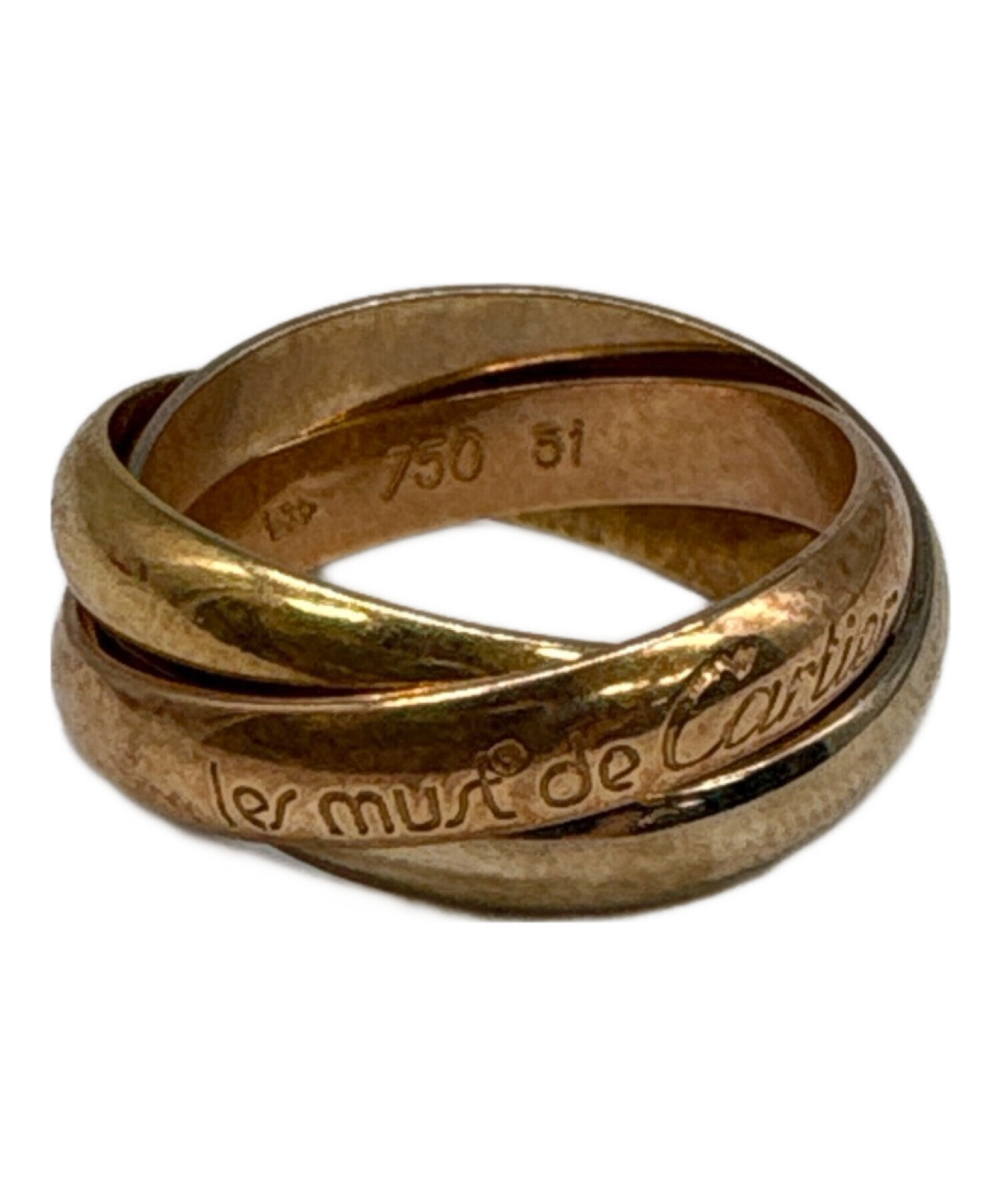 中古・古着通販】Cartier (カルティエ) 3連リング サイズ:9号 