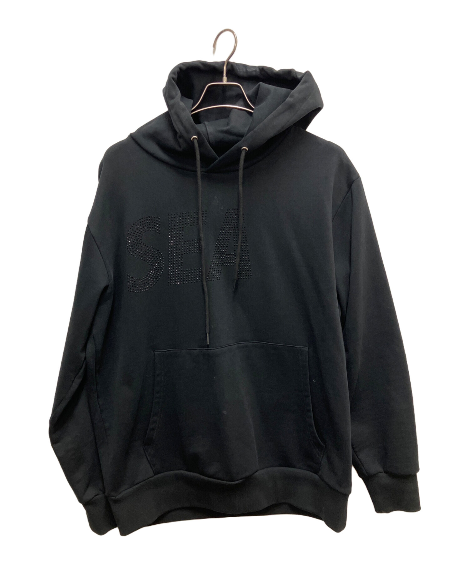 中古・古着通販】WIND AND SEA (ウィンダンシー) パーカー ブラック