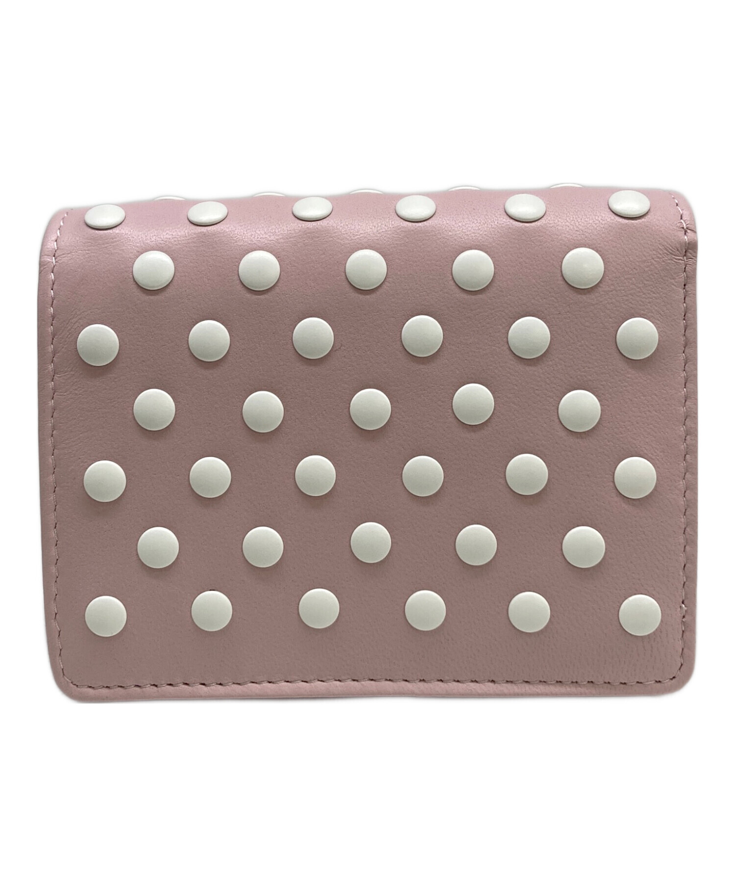 中古・古着通販】MIU MIU (ミュウミュウ) 2つ折り財布 ピンク