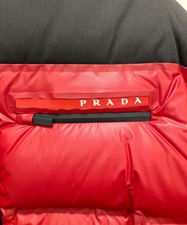 中古・古着通販】PRADA (プラダ) ダウンジャケット レッド サイズ:S