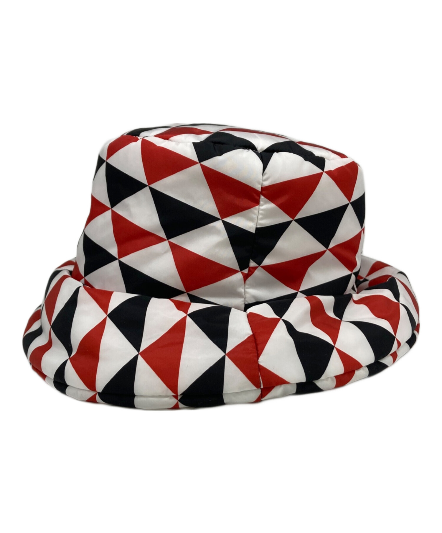 中古・古着通販】PRADA (プラダ) バケットハット レッド×ホワイト