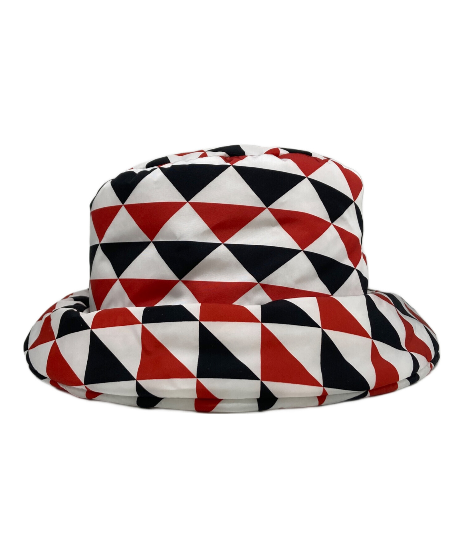 中古・古着通販】PRADA (プラダ) バケットハット レッド×ホワイト