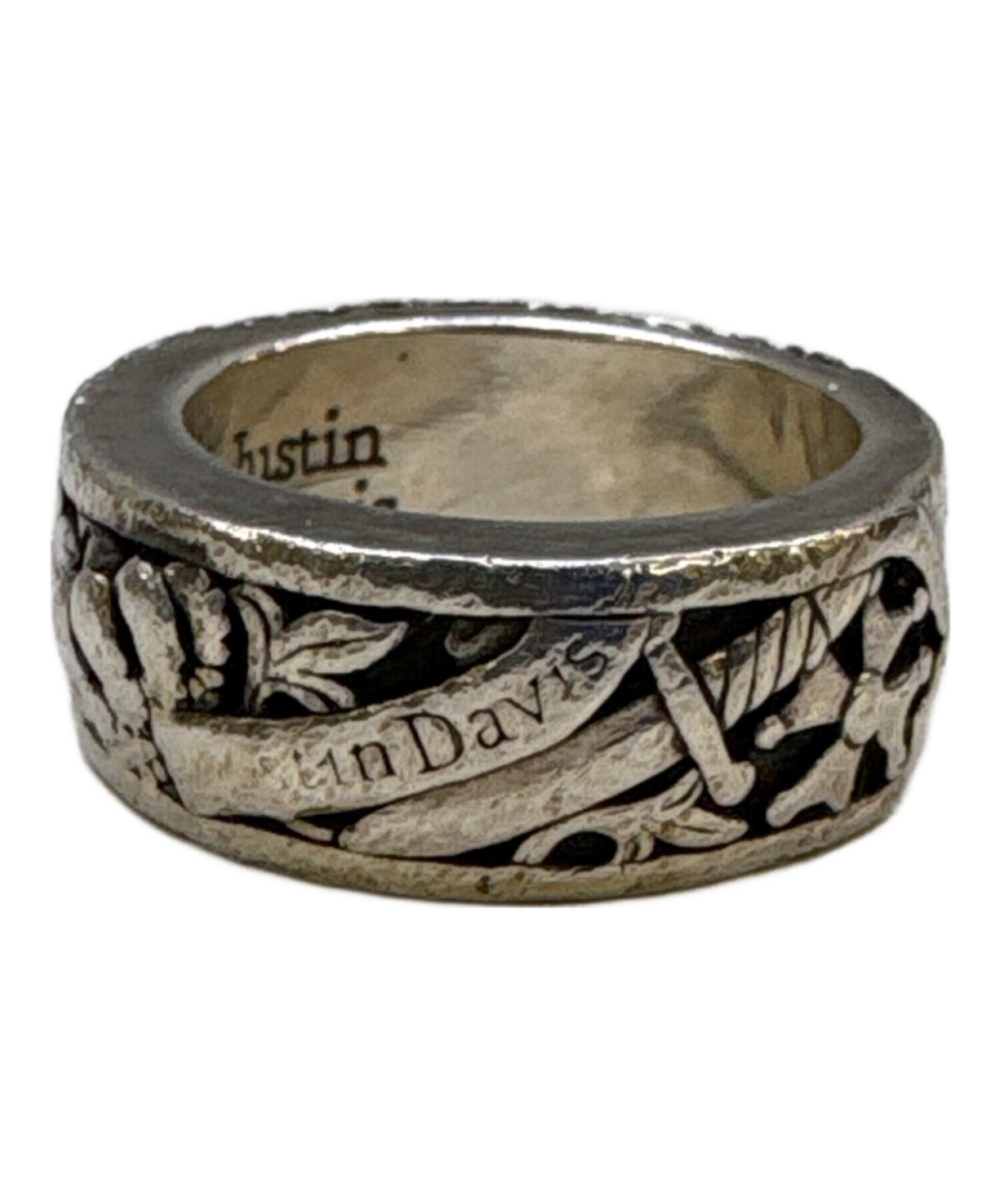 ここあ. 　Justin Davis シルバーリング 装飾的な彫刻 中古・古着通販】JUSTIN DAVIS (ジャスティンデイビス) シルバーリング