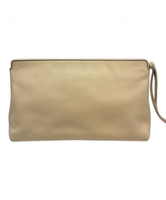 中古・古着通販】CHANEL (シャネル) クラッチバッグ ベージュ