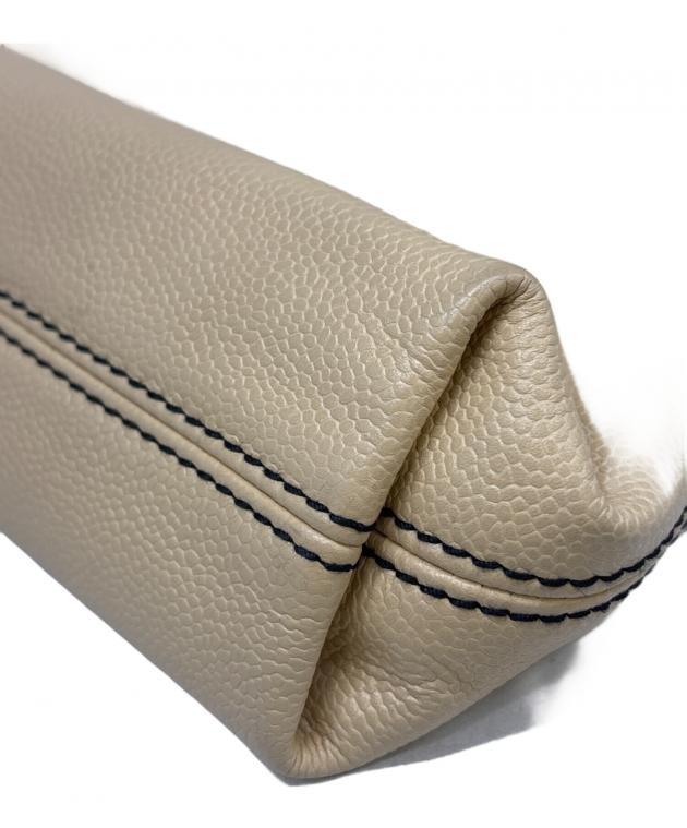 中古・古着通販】CHANEL (シャネル) クラッチバッグ ベージュ