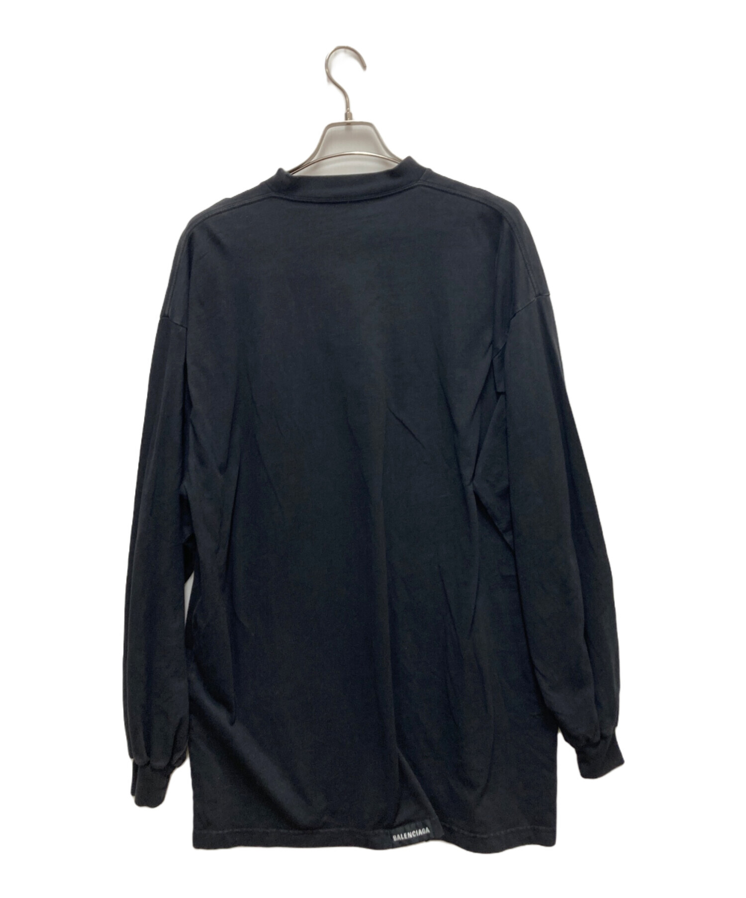 中古・古着通販】BALENCIAGA (バレンシアガ) 長袖カットソー ブラック 