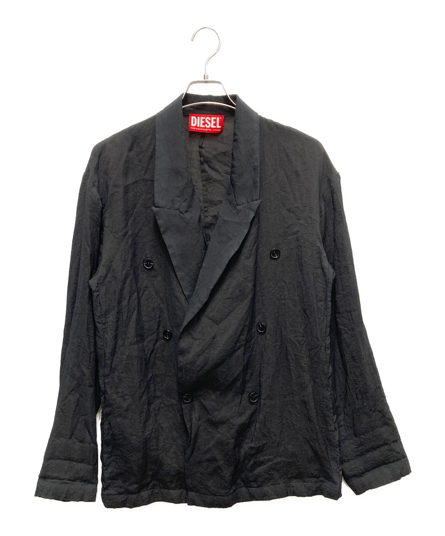 中古・古着通販】DIESEL (ディーゼル) ダブルジャケット ブラック