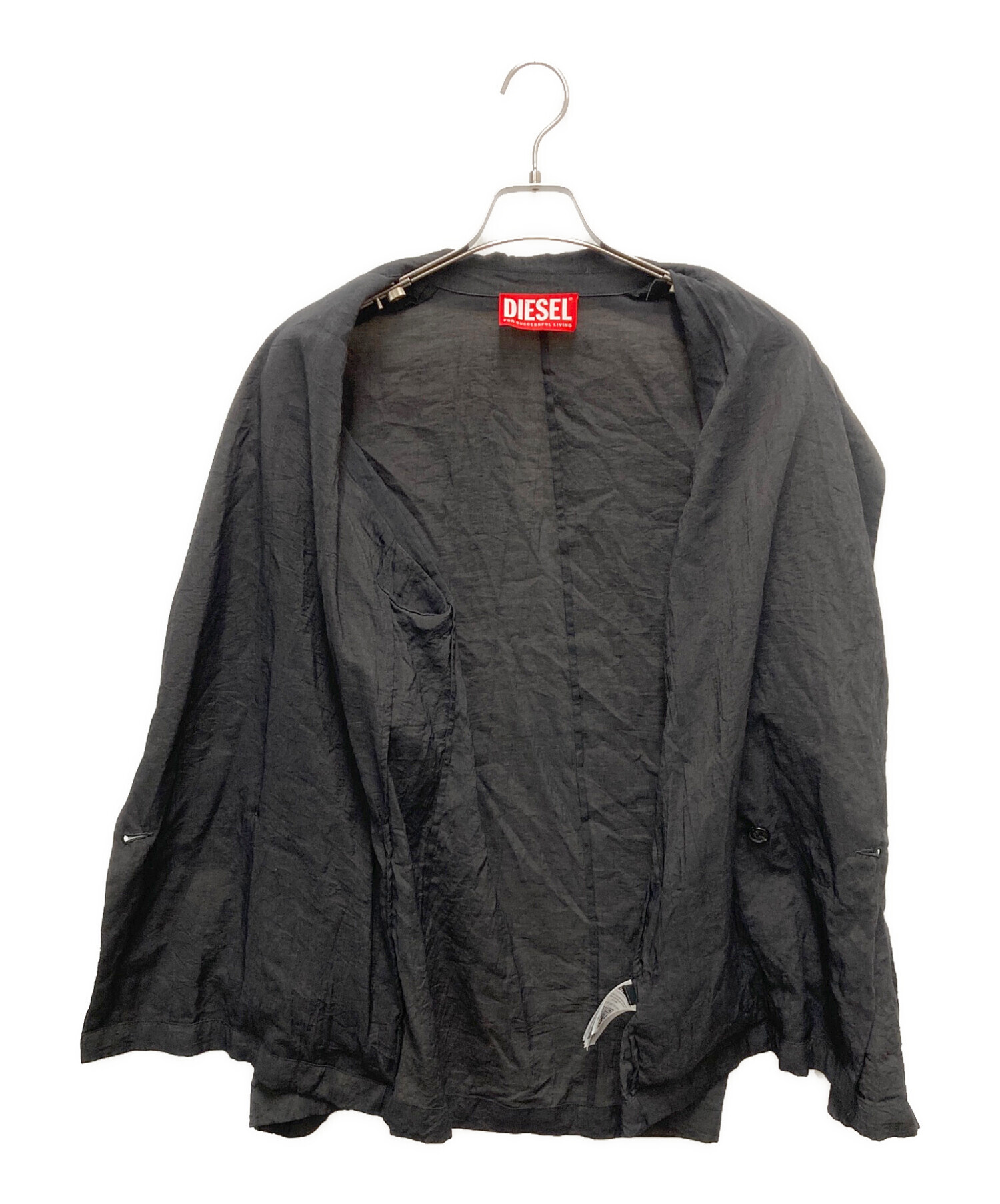 中古・古着通販】DIESEL (ディーゼル) ダブルジャケット ブラック