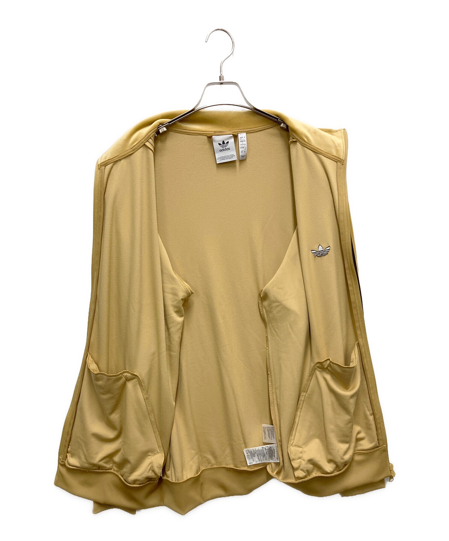 アディダス ベロアトラックジャケット　イエロー　Sサイズ 中古・古着通販】adidas (アディダス) ベロアトラックジャケット