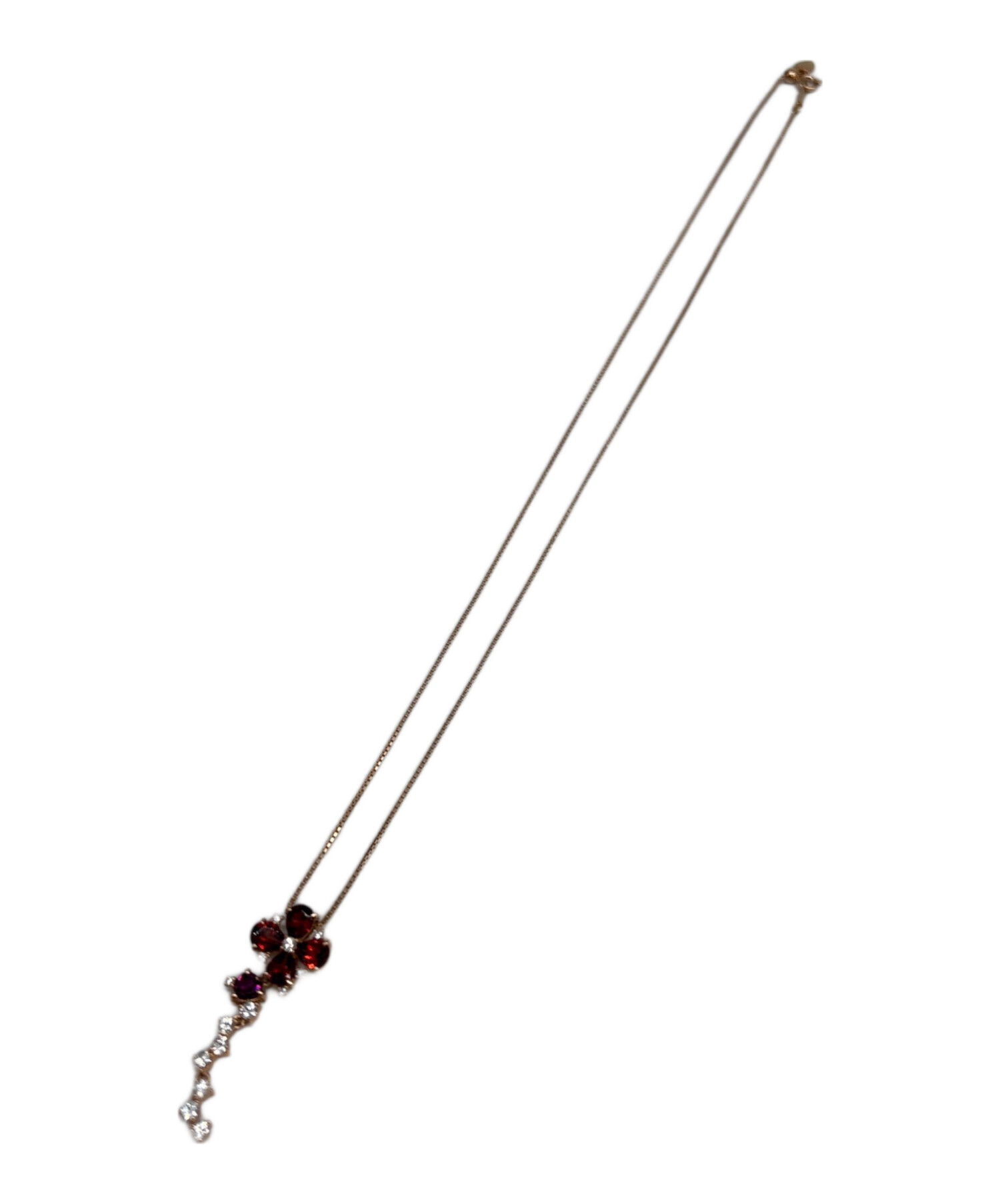 TSUTSUMI ネックレス フラワーモチーフ 中古・古着通販】TSUTSUMI (ツツミ) フラワーモチーフネックレス