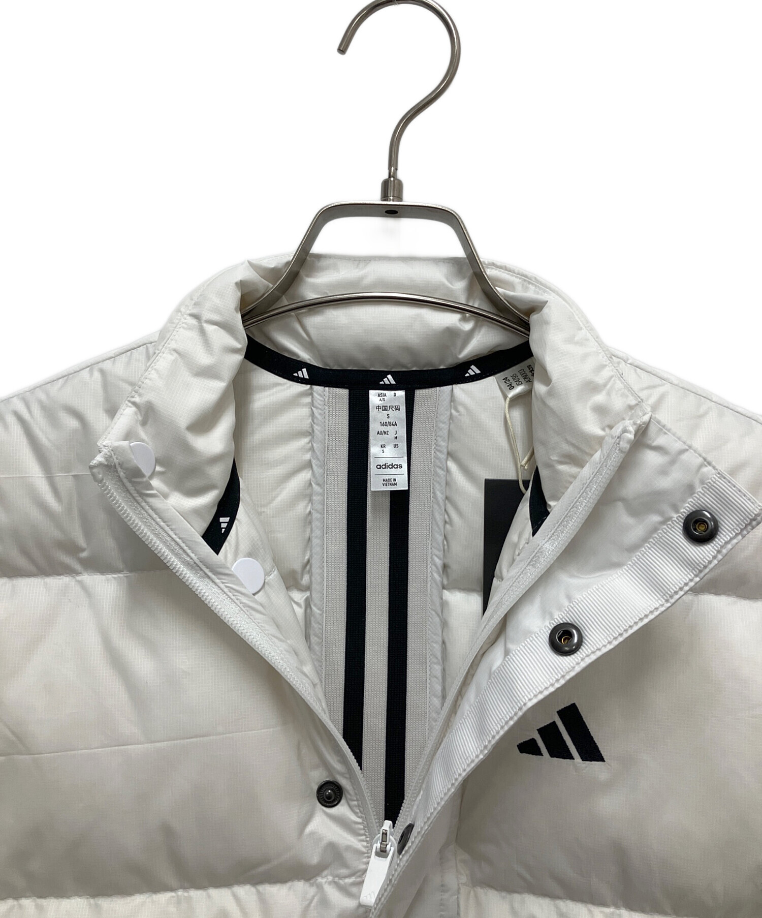 中古・古着通販】adidas (アディダス) ダウンジャケット ホワイト