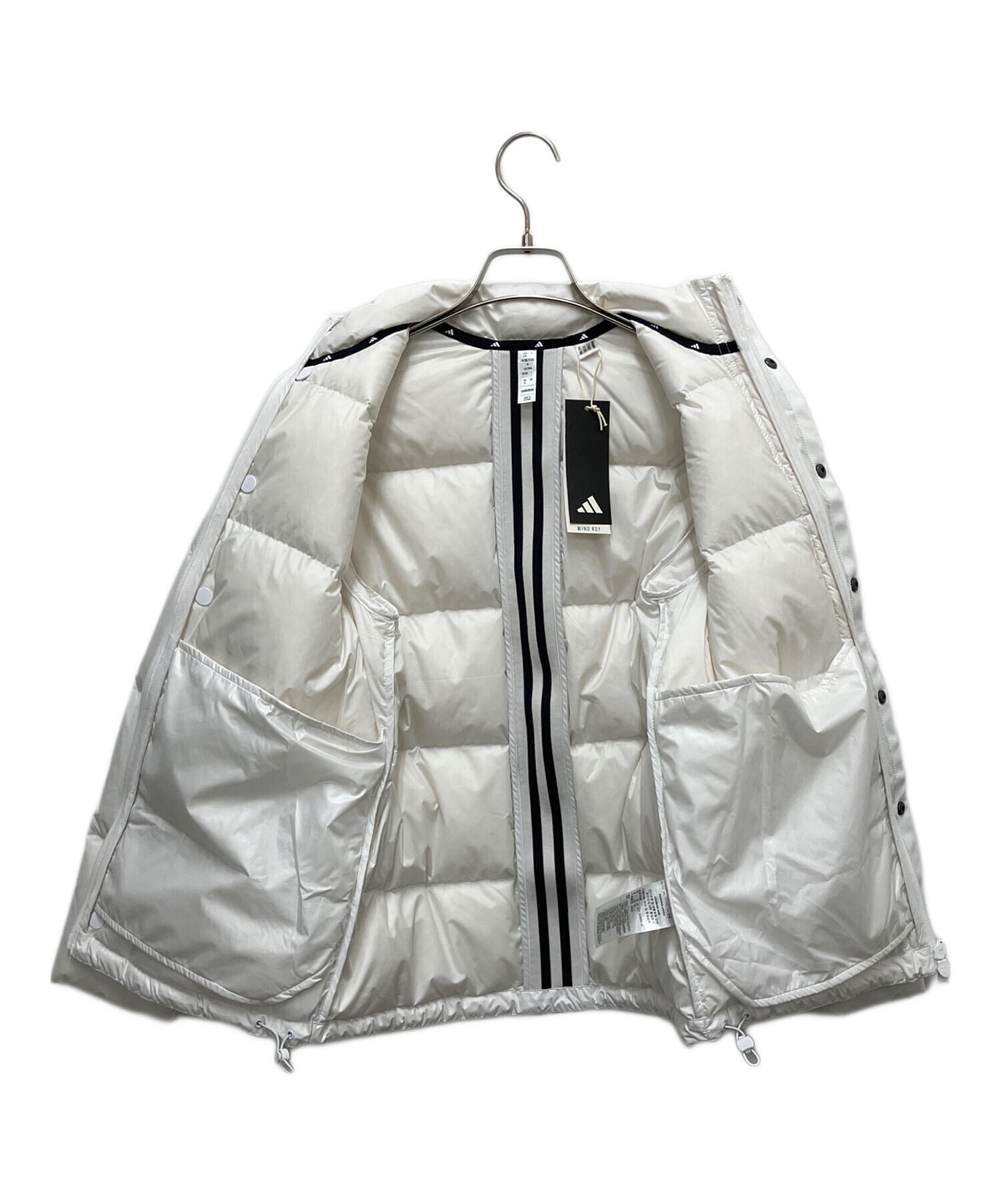 中古・古着通販】adidas (アディダス) ダウンジャケット ホワイト