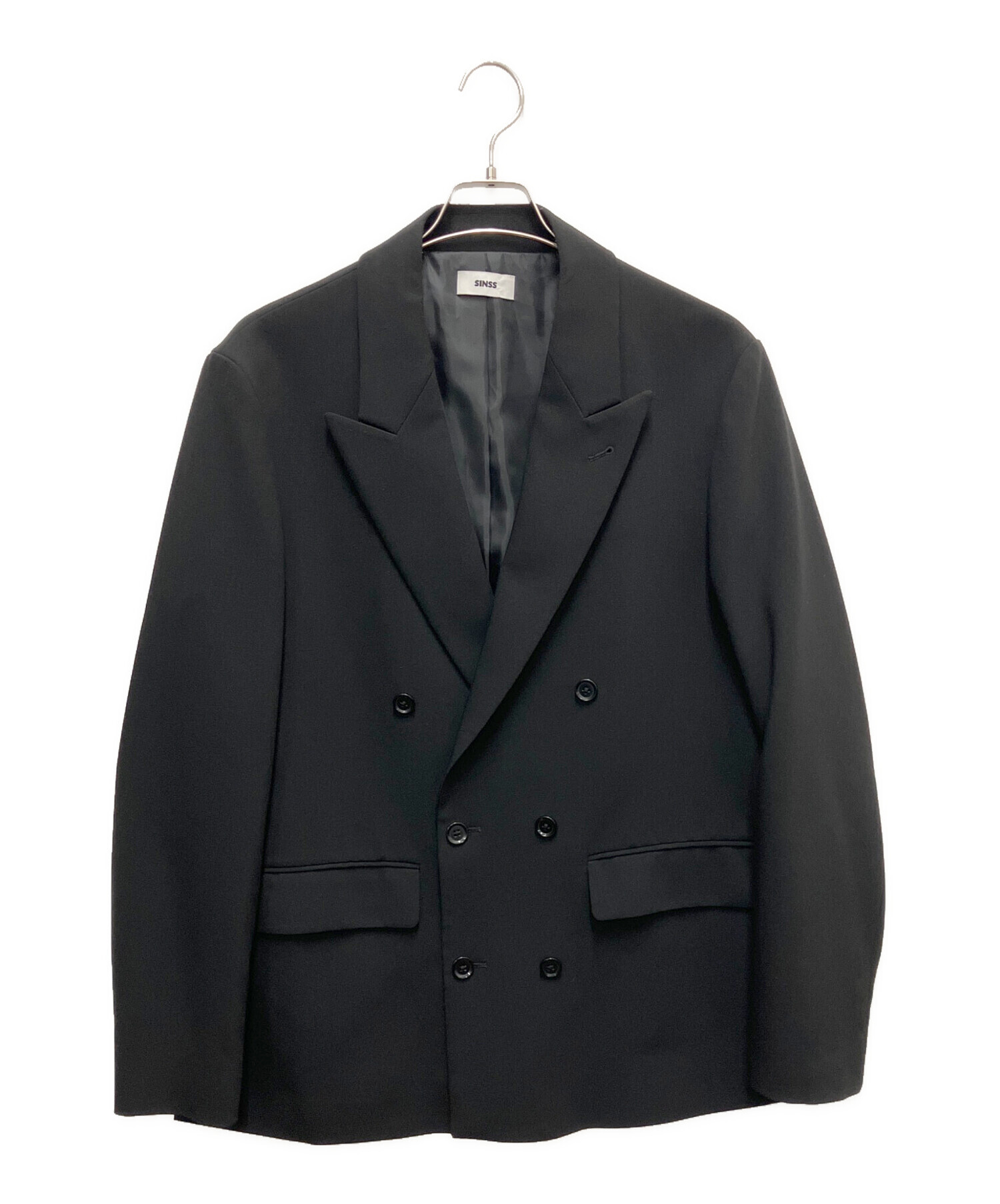 中古・古着通販】SINSS (シンス) テーラードジャケット ブラック