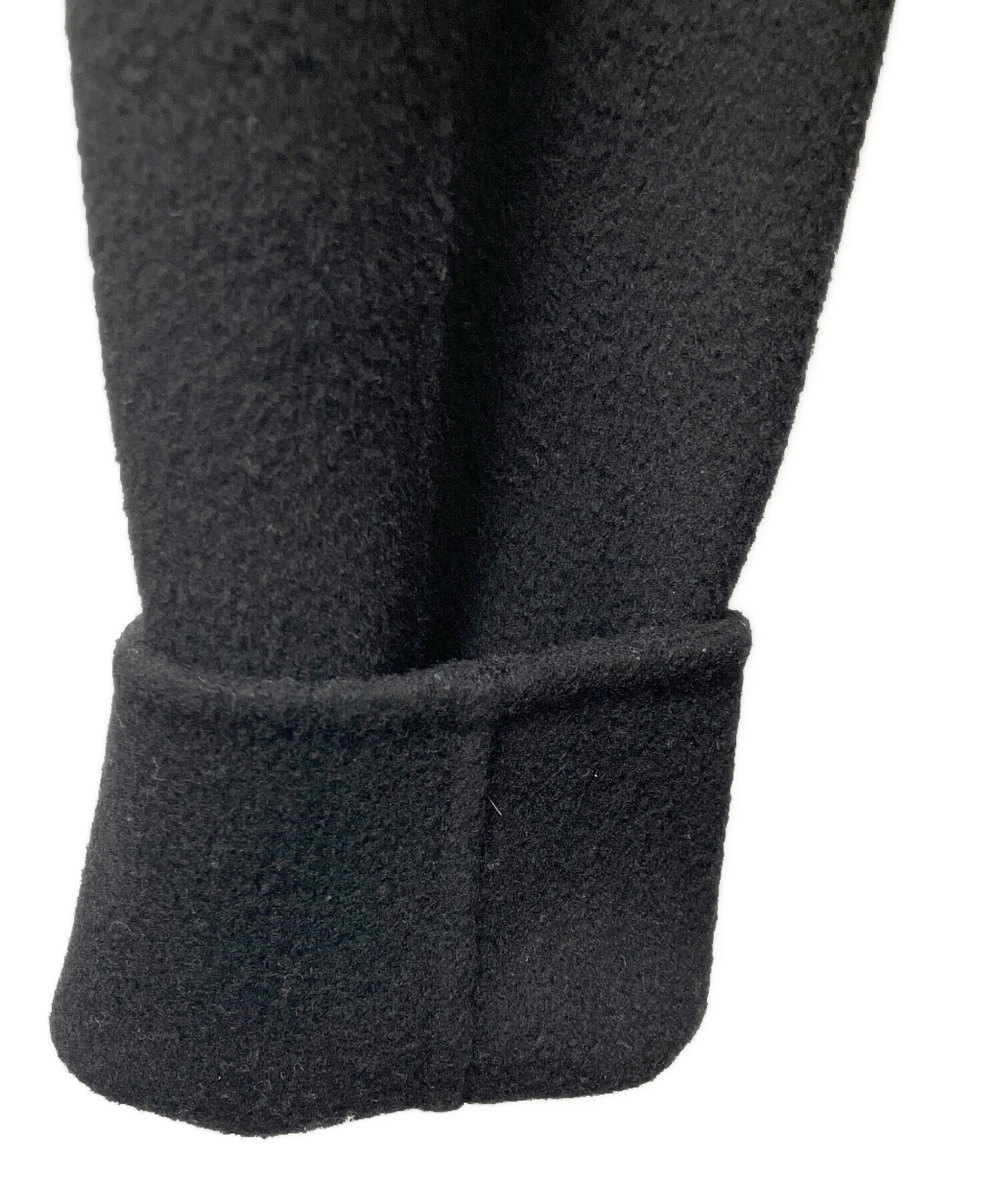 中古・古着通販】theory (セオリー) カシミヤ混コート ブラック サイズ