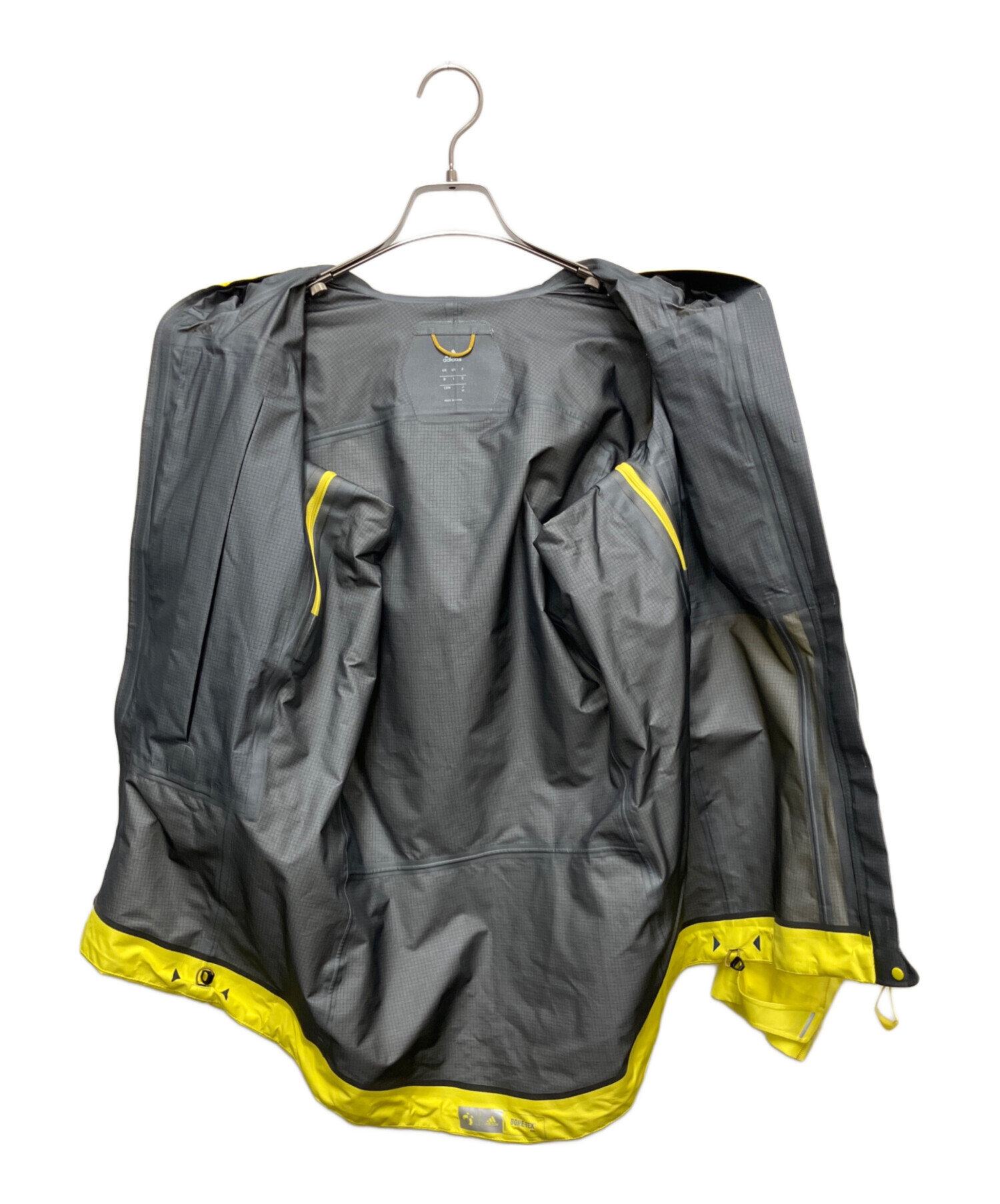 中古・古着通販】adidas (アディダス) ナイロンパーカー イエロー
