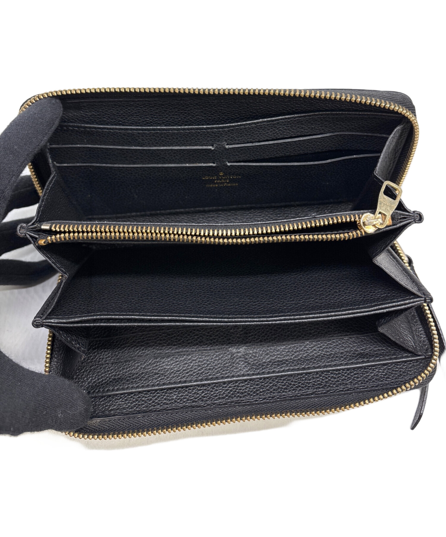 LOUIS VUITTON ルイヴィトン 財布・ケース  黒 【古着】【中古】【送料無料】 中古・古着通販】LOUIS VUITTON (ルイ ヴィトン) モノグラム ジッピー