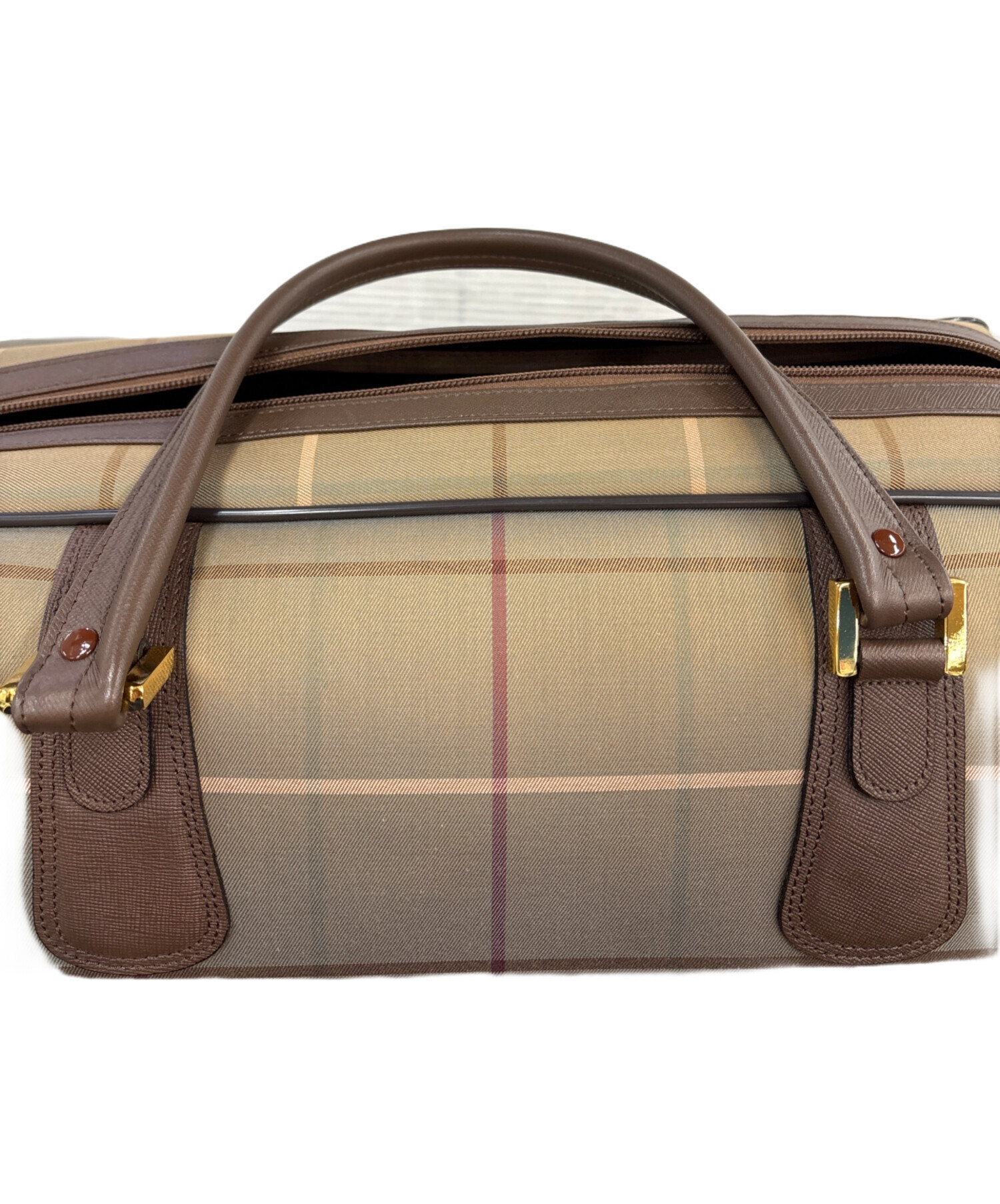 中古・古着通販】Burberry's (バーバリー) ボストンバッグ カーキ