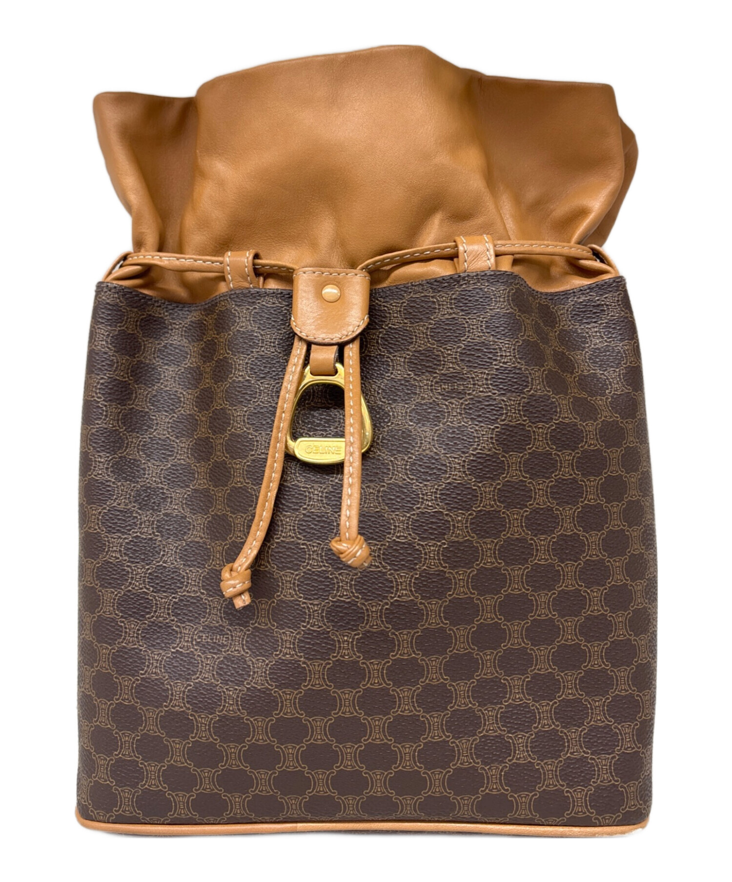 中古・古着通販】CELINE (セリーヌ) 巾着ショルダーバッグ｜ブランド