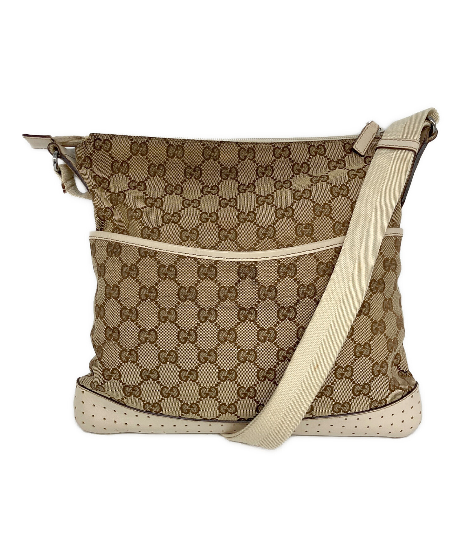 中古・古着通販】GUCCI (グッチ) ショルダーバッグ ベージュ｜ブランド