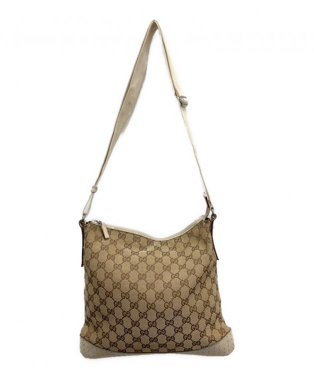 中古・古着通販】GUCCI (グッチ) ショルダーバッグ ベージュ｜ブランド