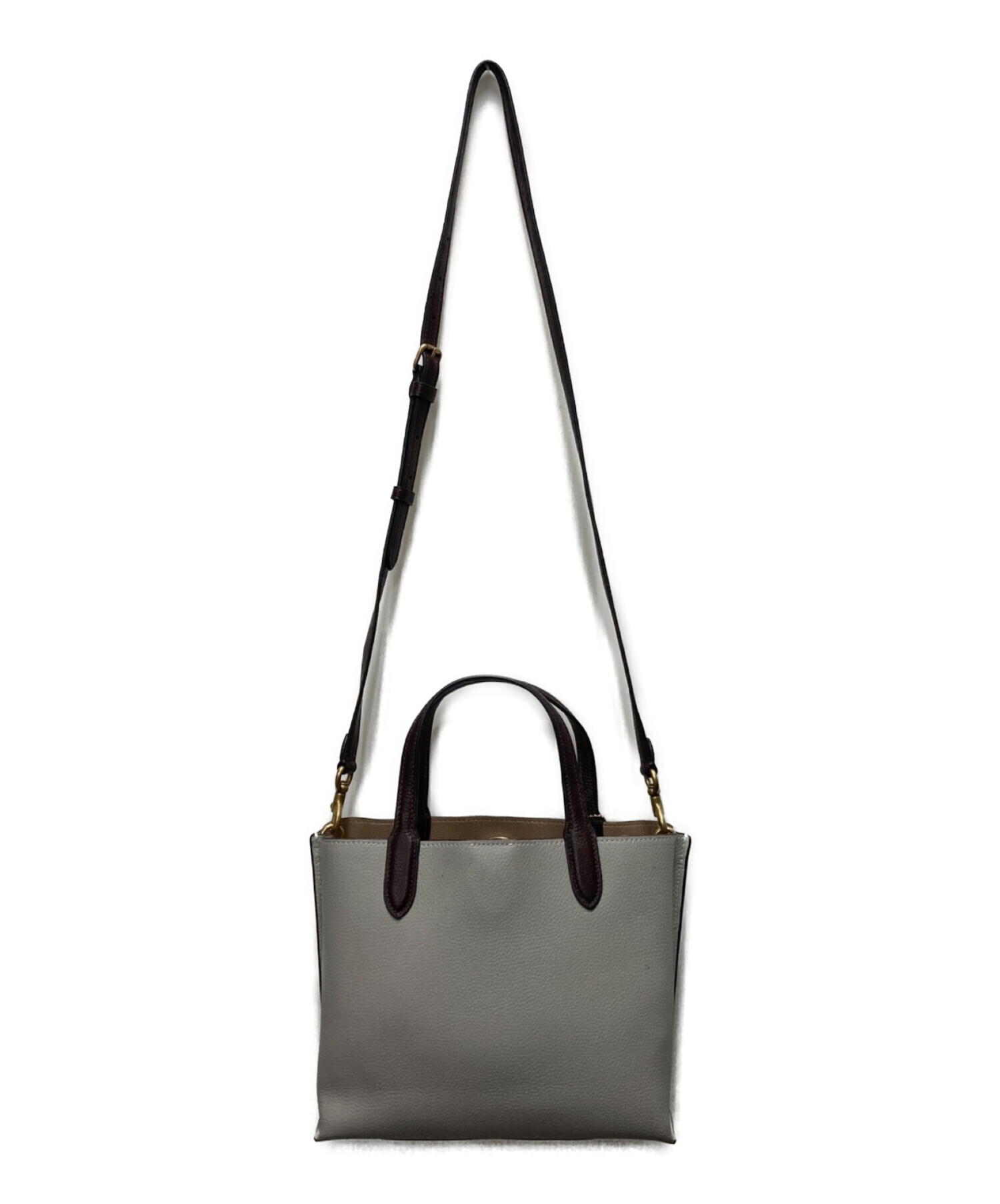 エ*サ様 古着 コーチ 2wayショルダーバッグ 中古・古着通販】COACH (コーチ) 2WAYショルダーバッグ グレー