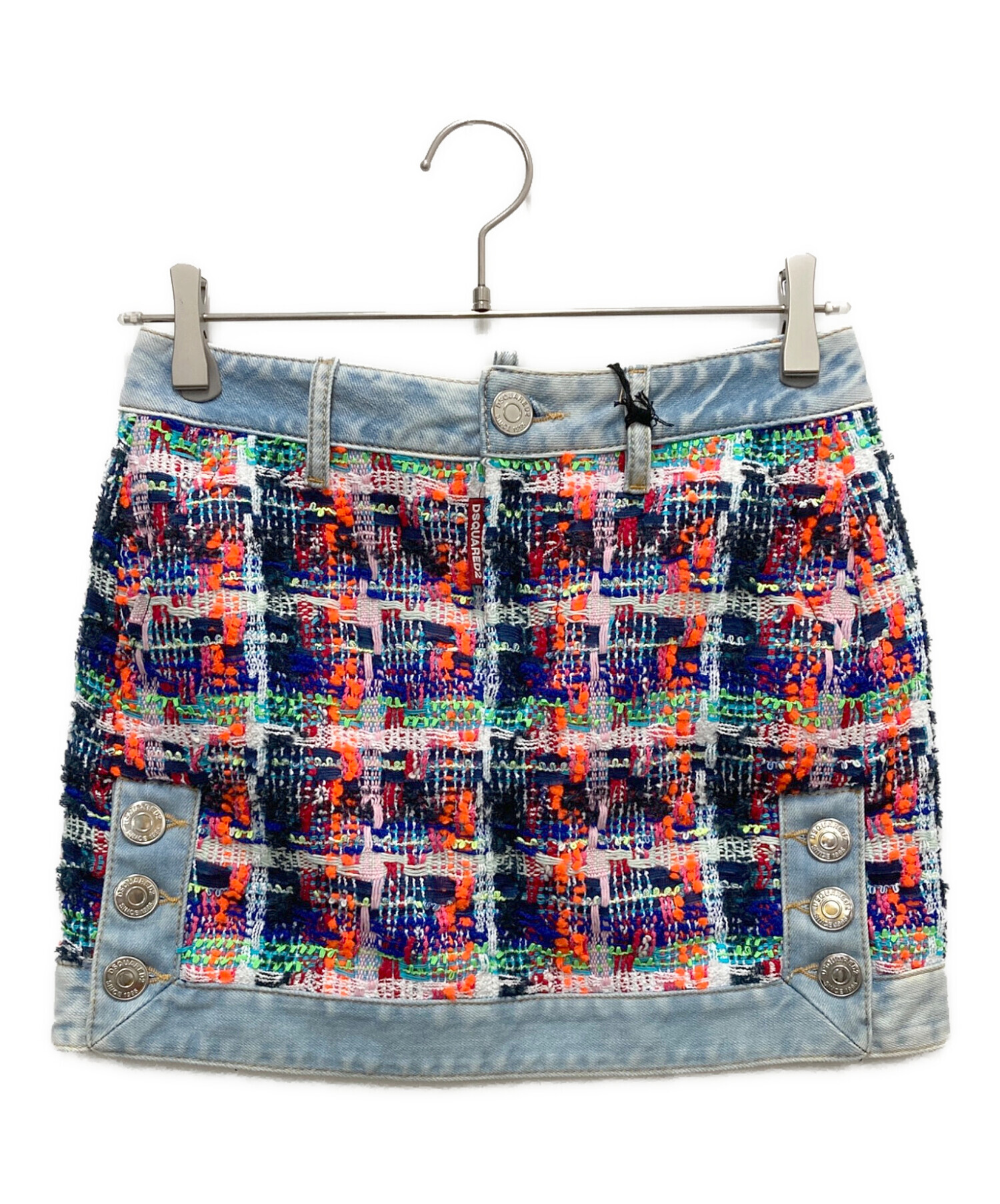 中古・古着通販】DSQUARED2 (ディースクエアード) デニムミニスカート