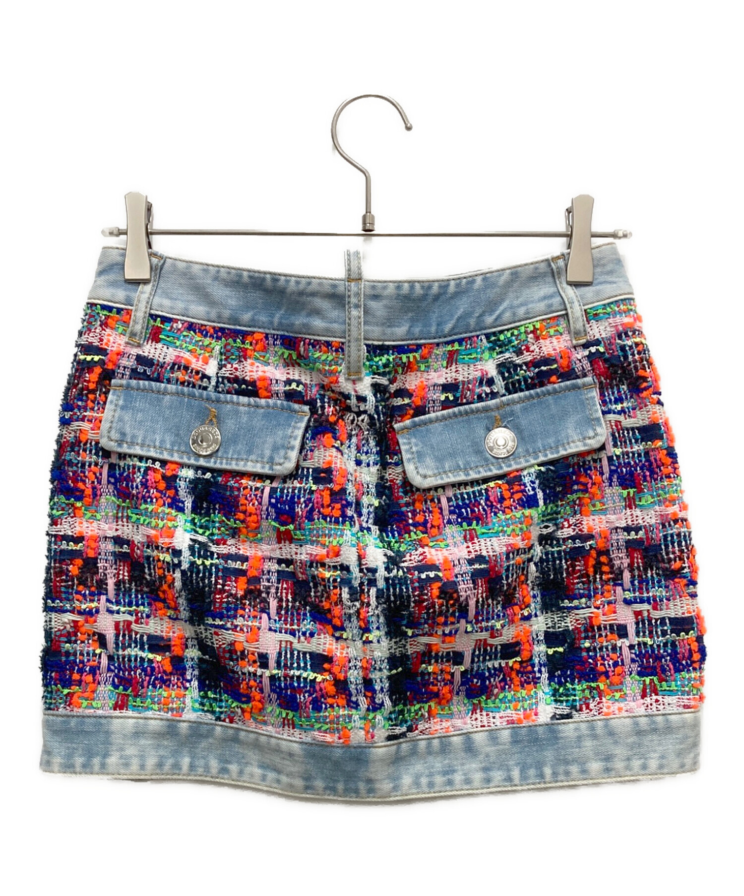 中古・古着通販】DSQUARED2 (ディースクエアード) デニムミニスカート