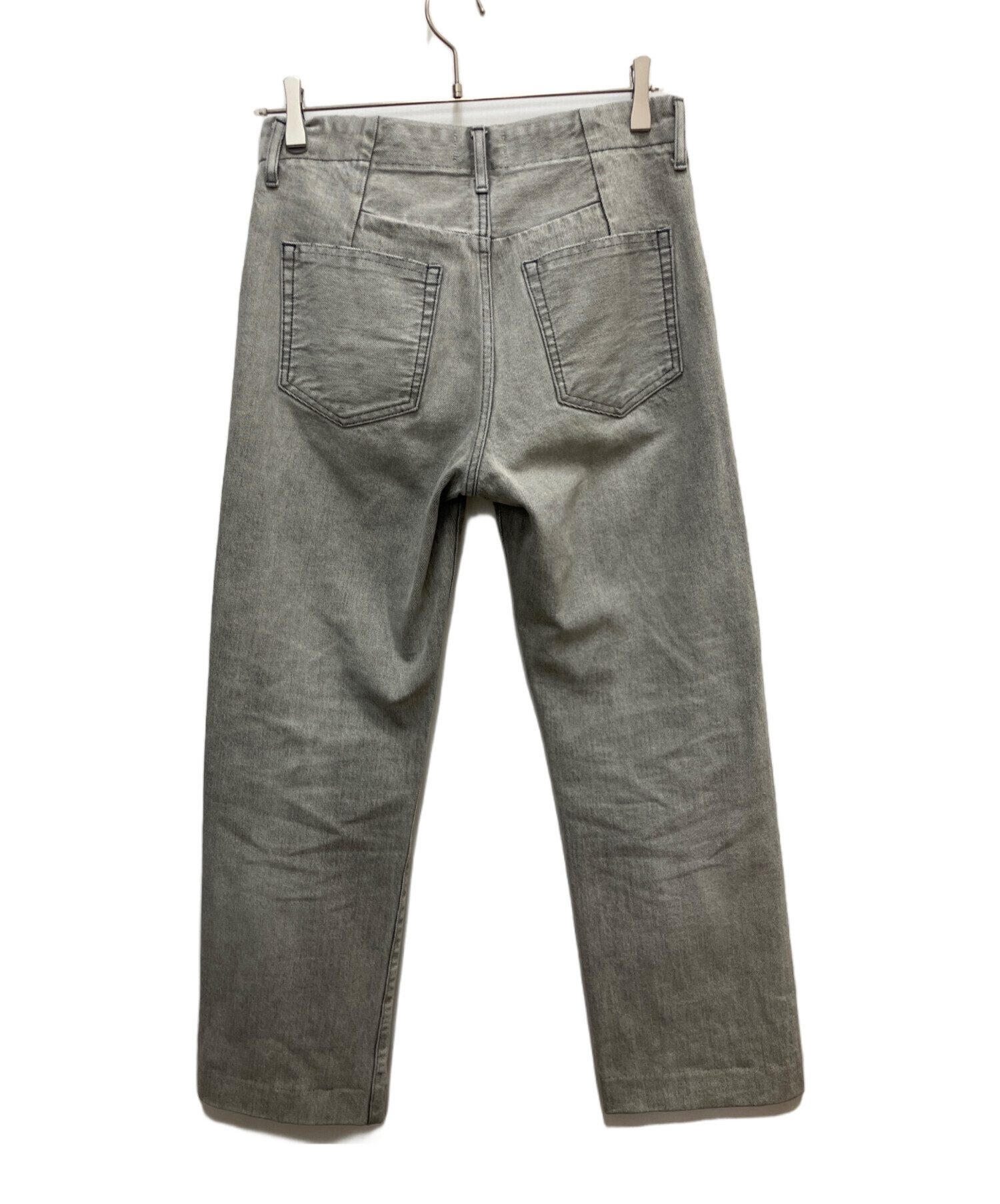 中古・古着通販】TANAKA (タナカ) デニムパンツ グレー サイズ:SIZE