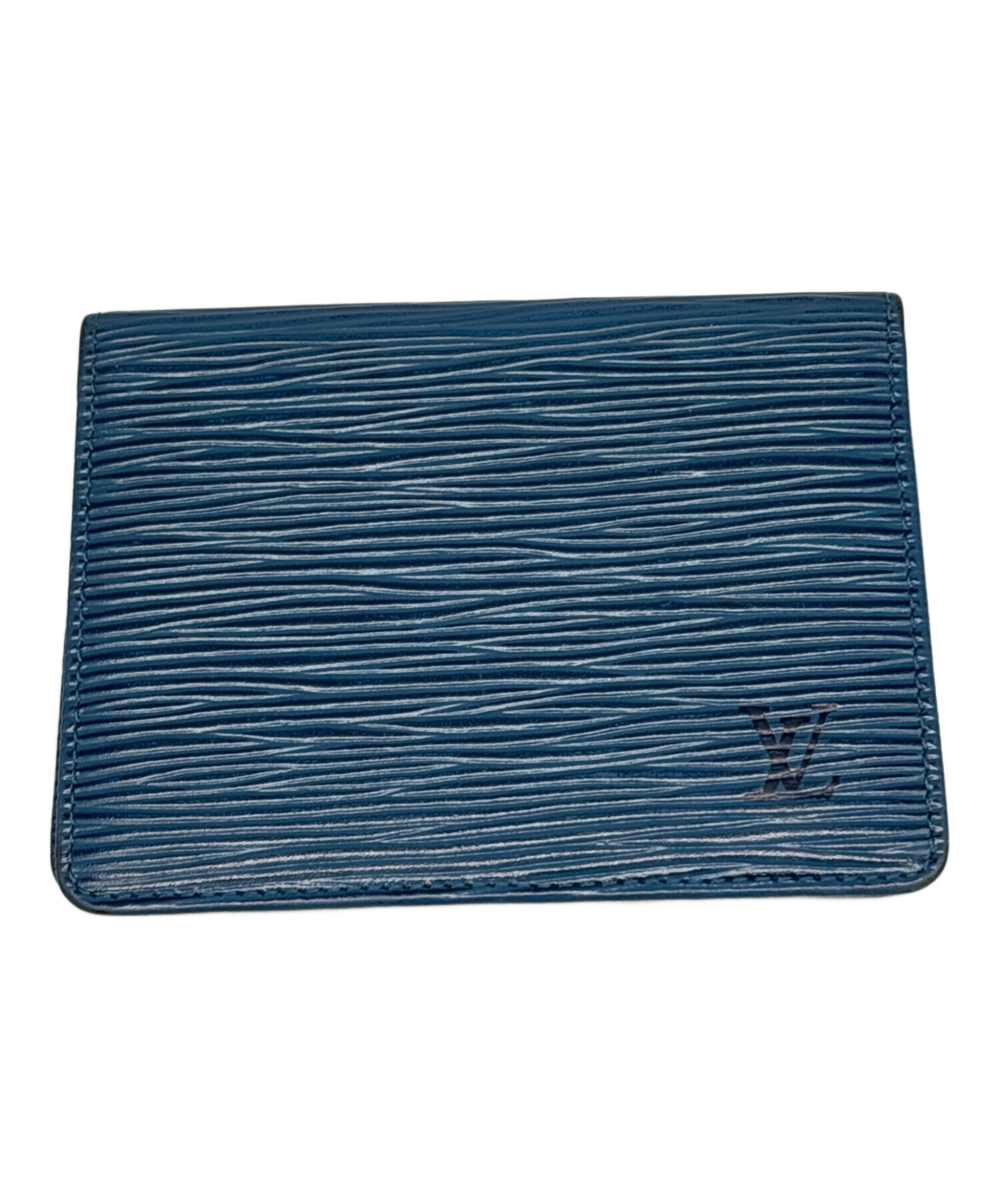 中古・古着通販】LOUIS VUITTON (ルイ ヴィトン) パスケース ブルー