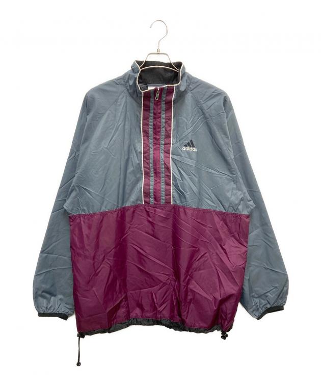 中古・古着通販】adidas (アディダス) ハーフジップナイロンプル