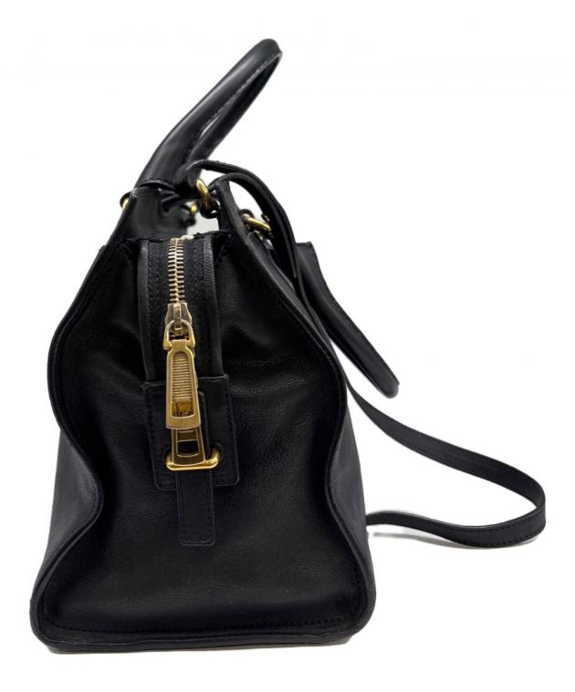 YSL ブラック ショルダーバッグ 2WAY 中古・古着通販】Yves Saint Laurent (イヴサンローラン) 2WAY