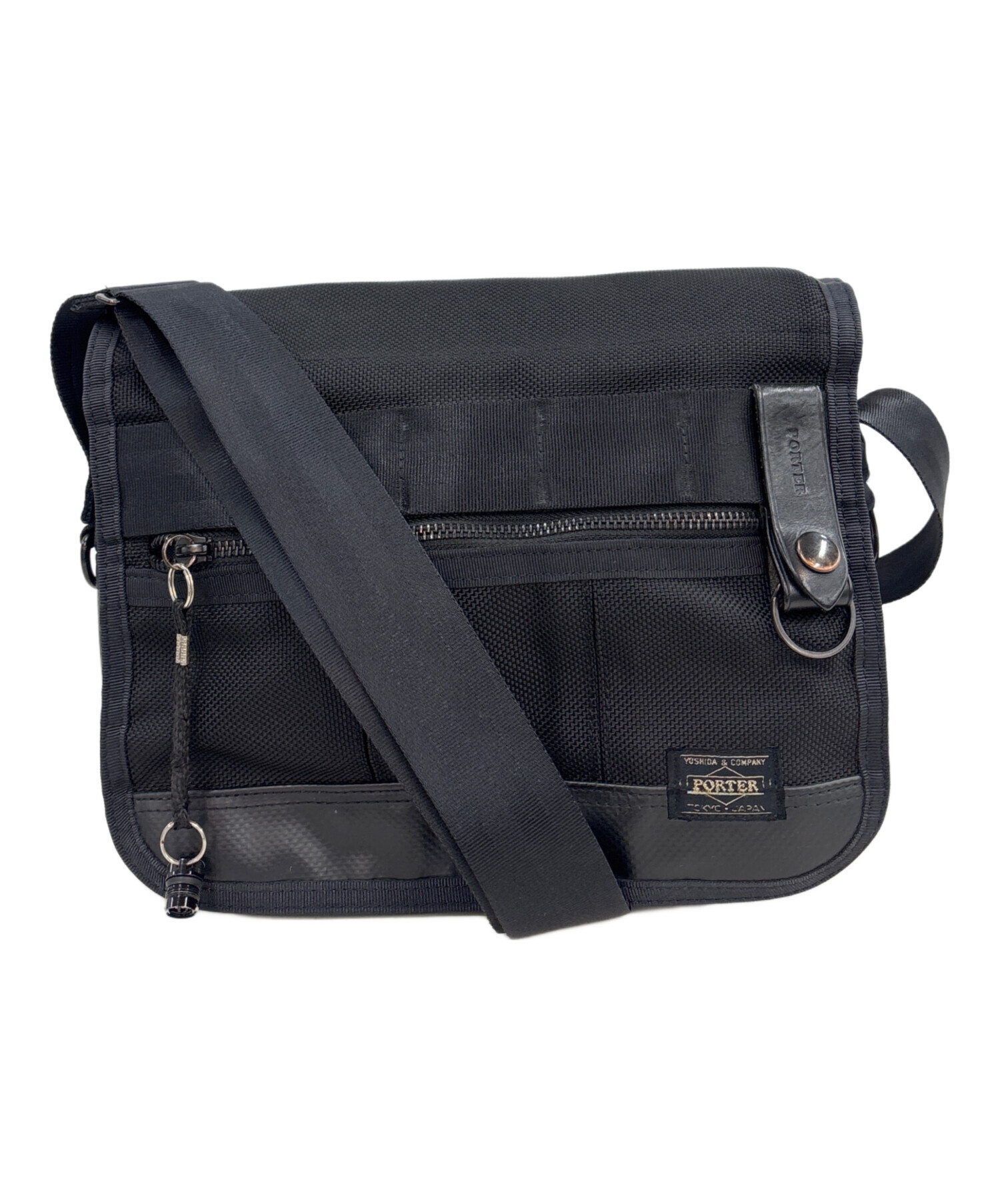 中古・古着通販】PORTER (ポーター) ショルダーバッグ ブラック
