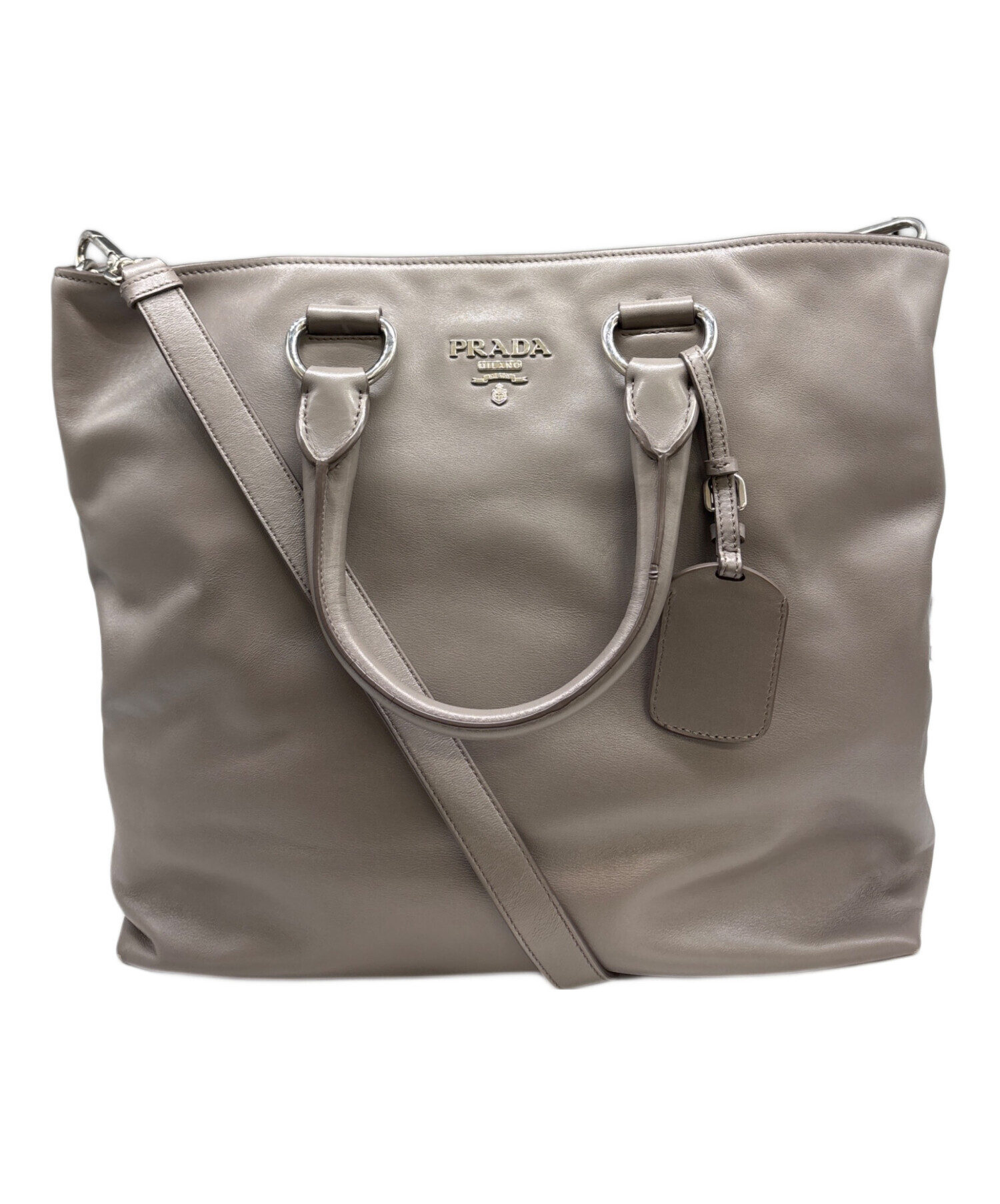 中古・古着通販】PRADA (プラダ) 2WAYショルダーバッグ グレー