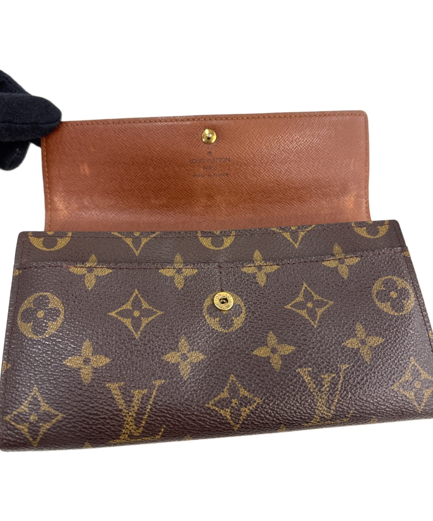 中古・古着通販】LOUIS VUITTON (ルイ ヴィトン) 長財布 ブラウン