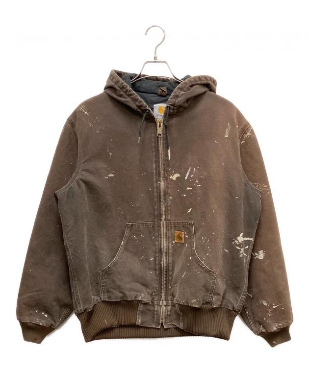 オンラインストア直販 carhartt アクティブジャケット ブラウン M 最終 
