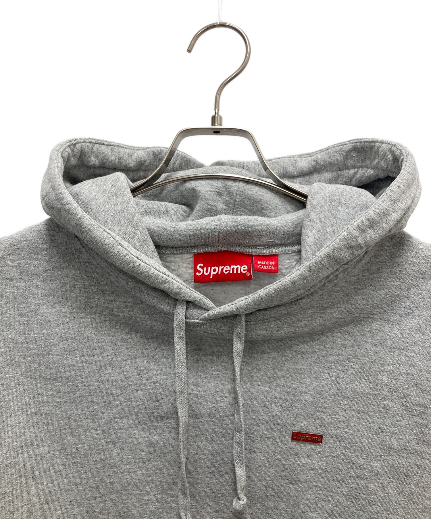 中古・古着通販】SUPREME (シュプリーム) プルオーバーパーカー グレー 