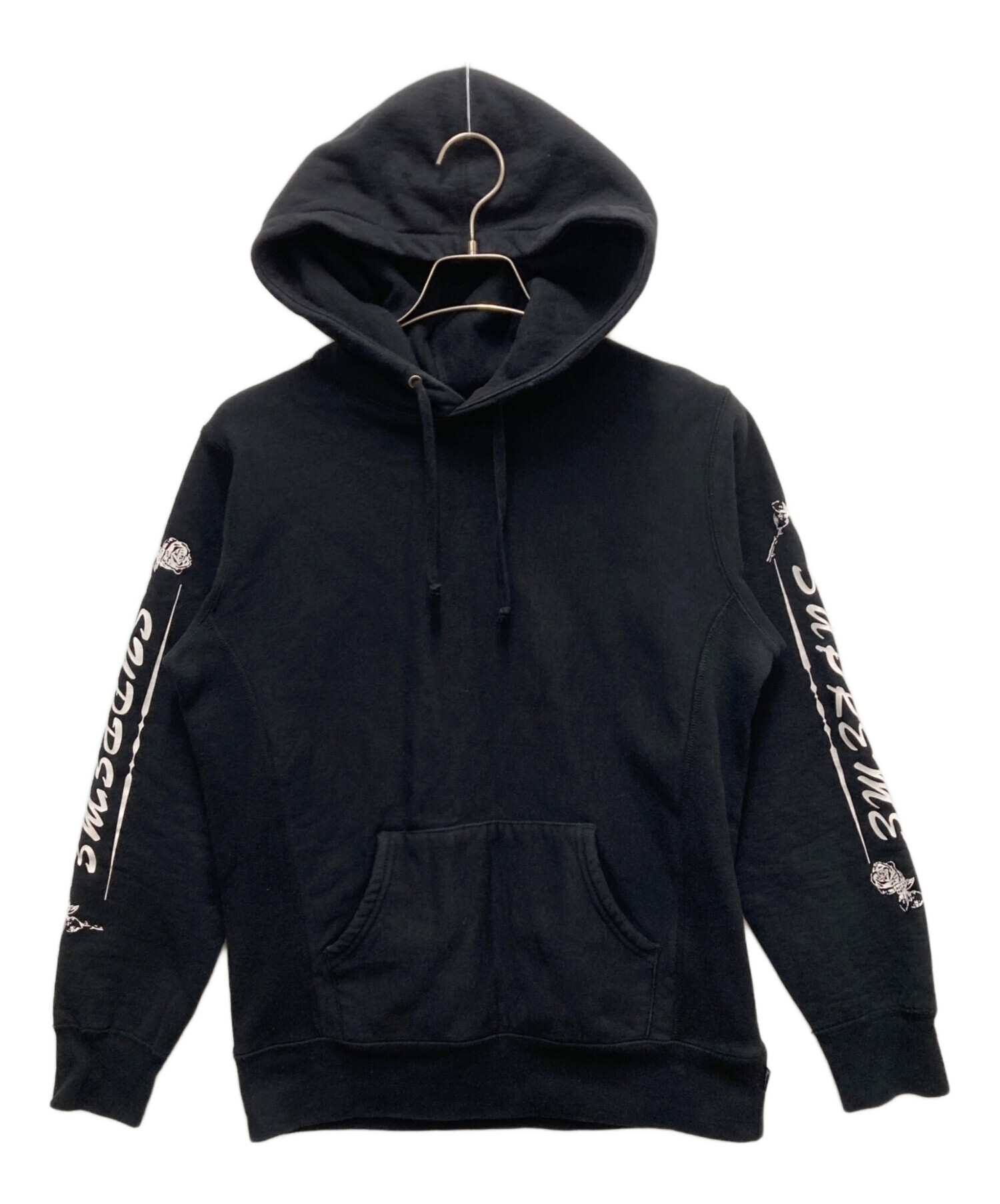 中古・古着通販】SUPREME (シュプリーム) パーカー ブラック サイズ