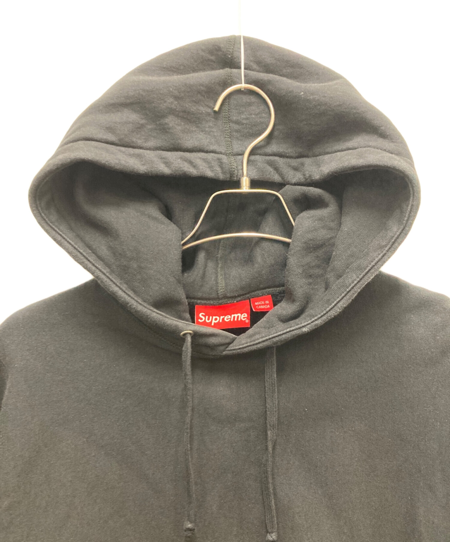 中古・古着通販】SUPREME (シュプリーム) パーカー ブラック サイズ 