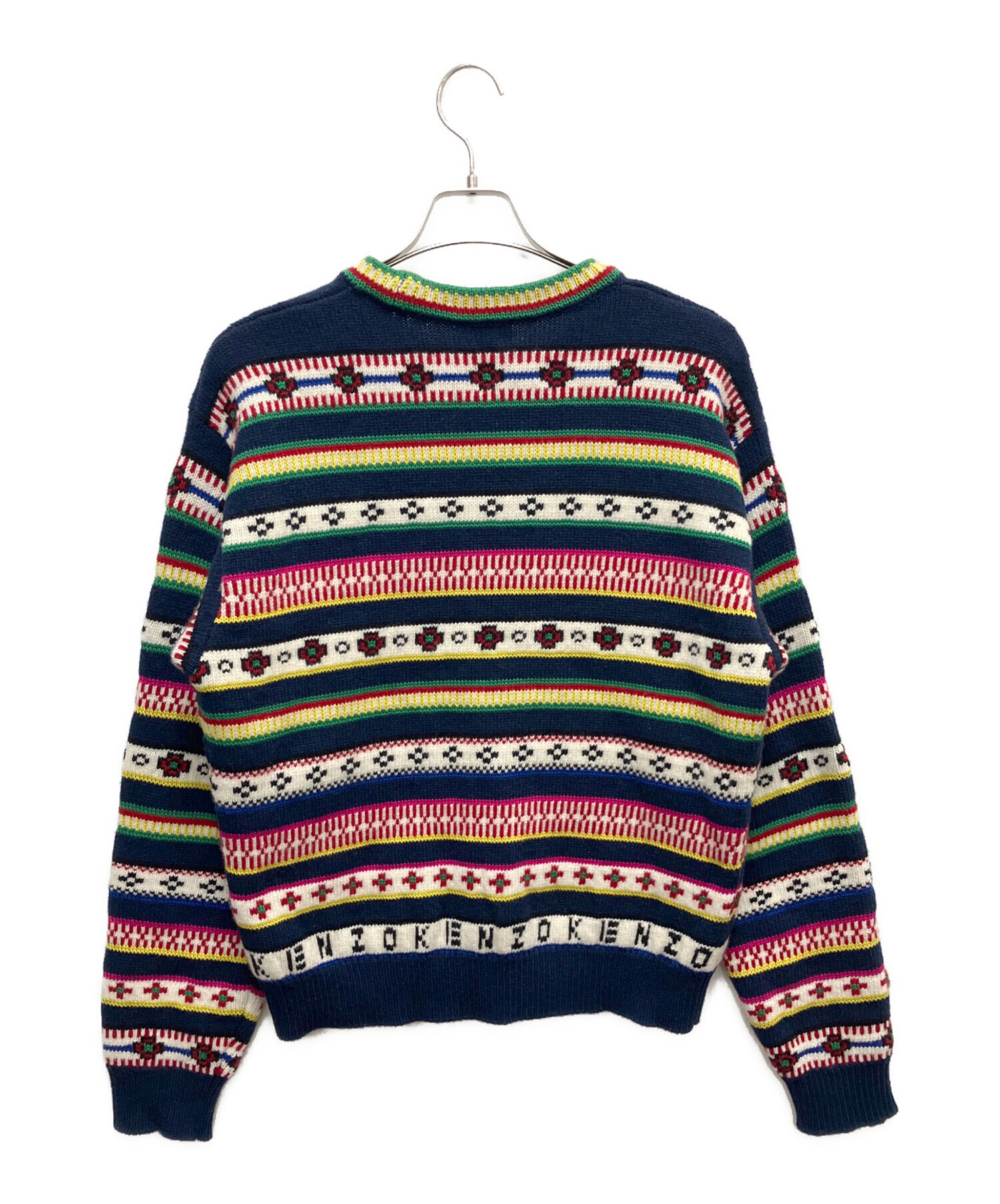 中古・古着通販】KENZO (ケンゾー) ニット マルチカラー サイズ:SIZE M 