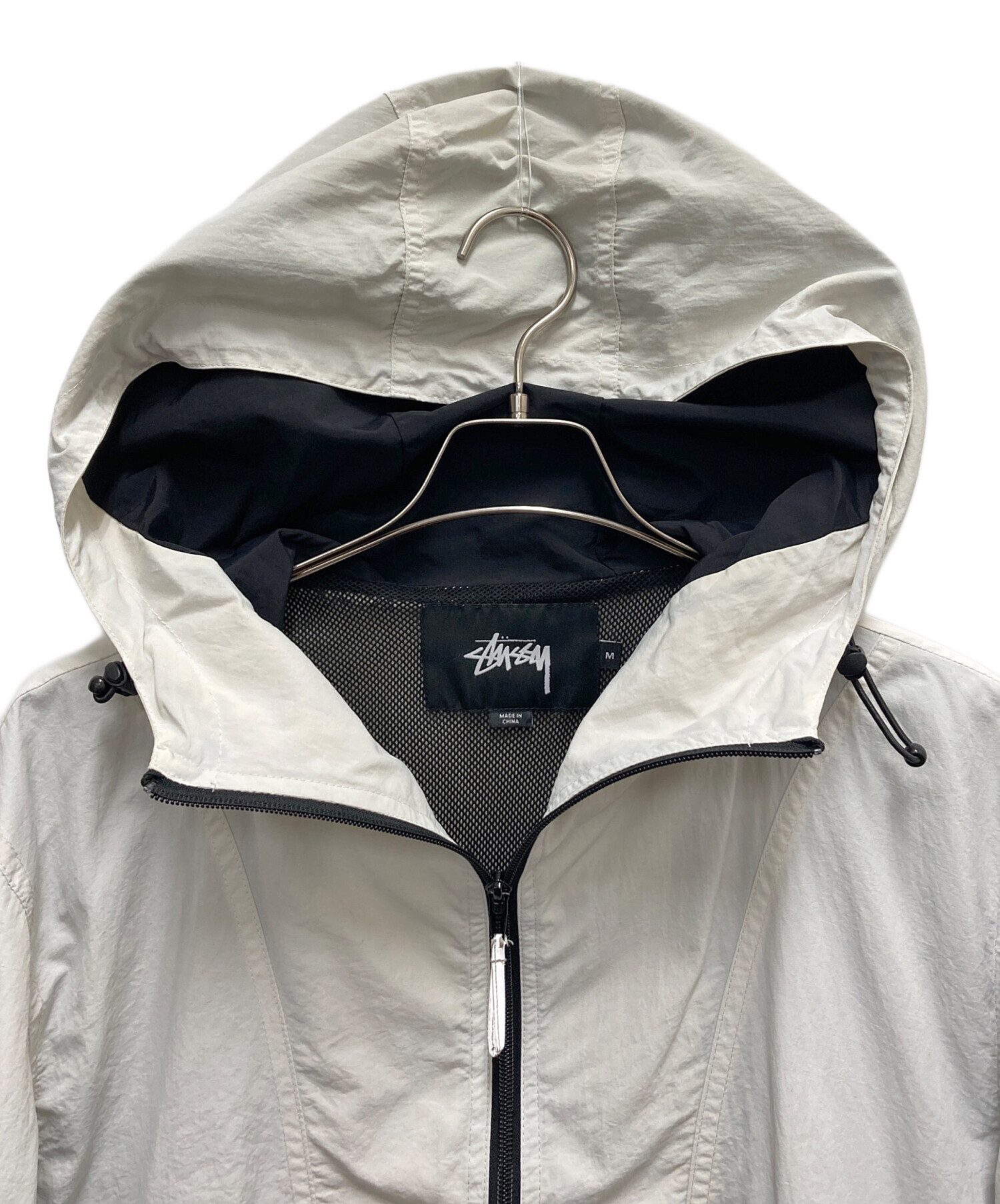 中古・古着通販】stussy (ステューシー) アノラックパーカー ホワイト