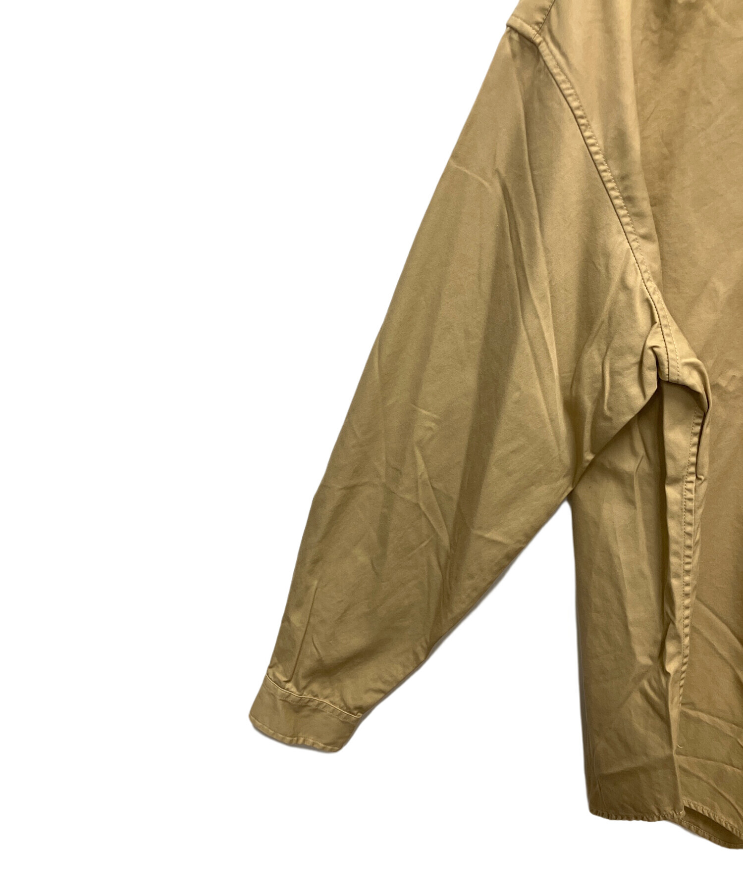 中古・古着通販】SUPREME (シュプリーム) 長袖シャツ ベージュ サイズ