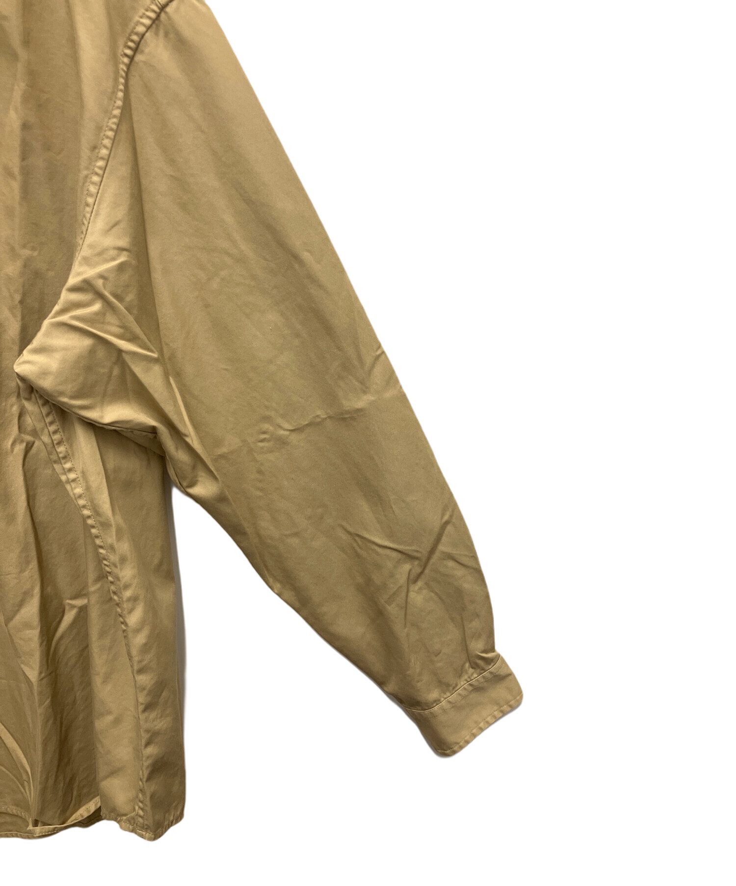 中古・古着通販】SUPREME (シュプリーム) 長袖シャツ ベージュ サイズ