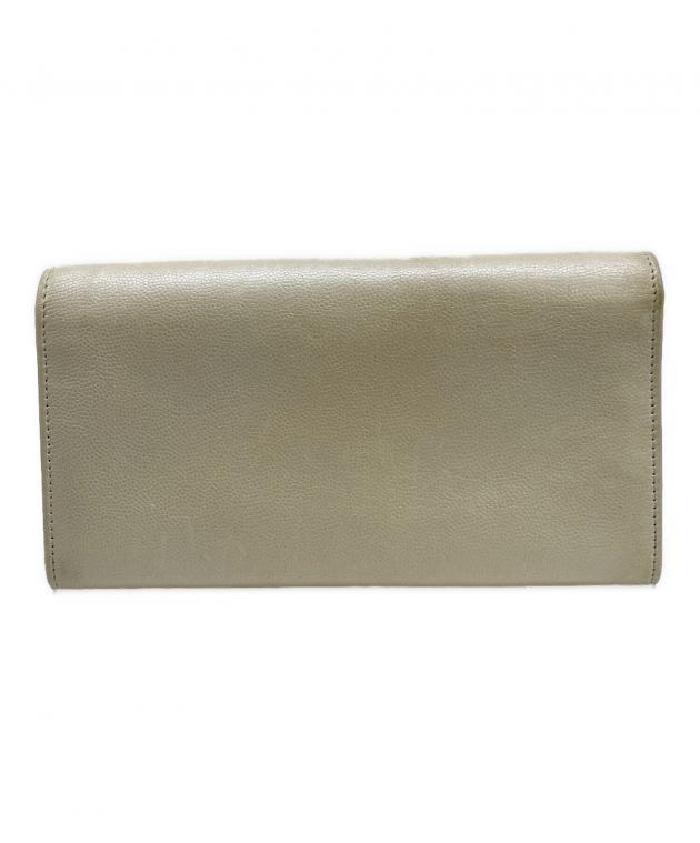 中古・古着通販】CHANEL (シャネル) 長財布 ゴールド｜ブランド・古着